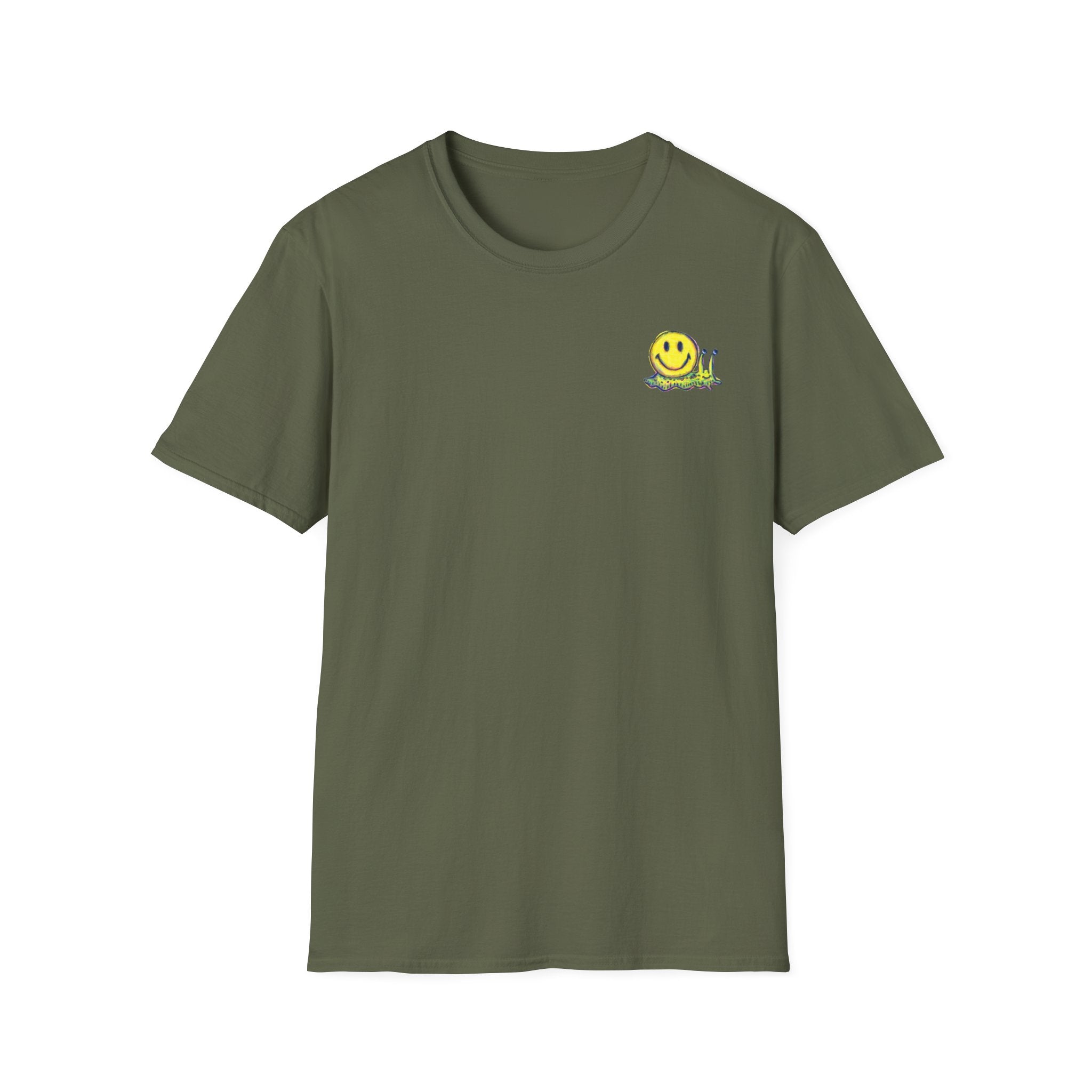 Smiley Snail T-Shirt — Retro Cute Smiling Snail Graphic Tee