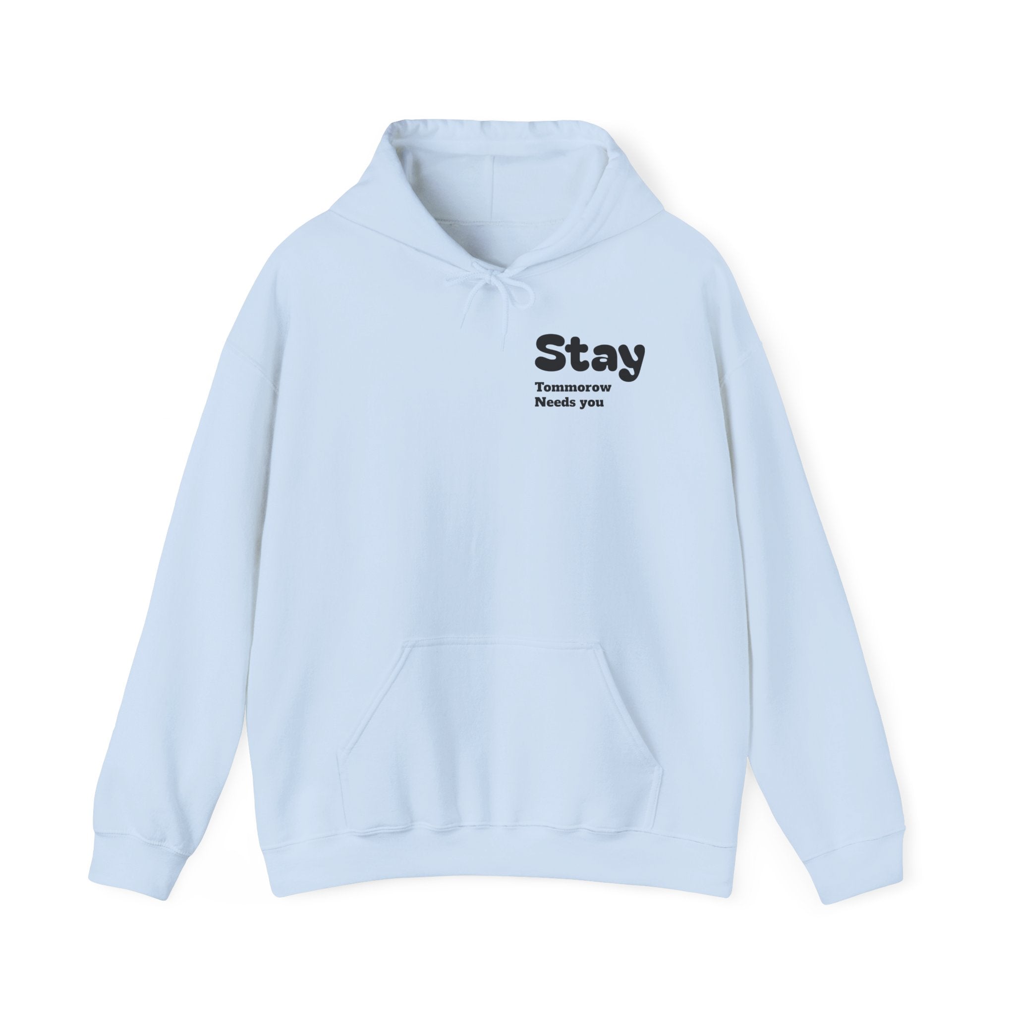 Hoodie — 'You're Enough' Minimal Mental Health Support Pullover