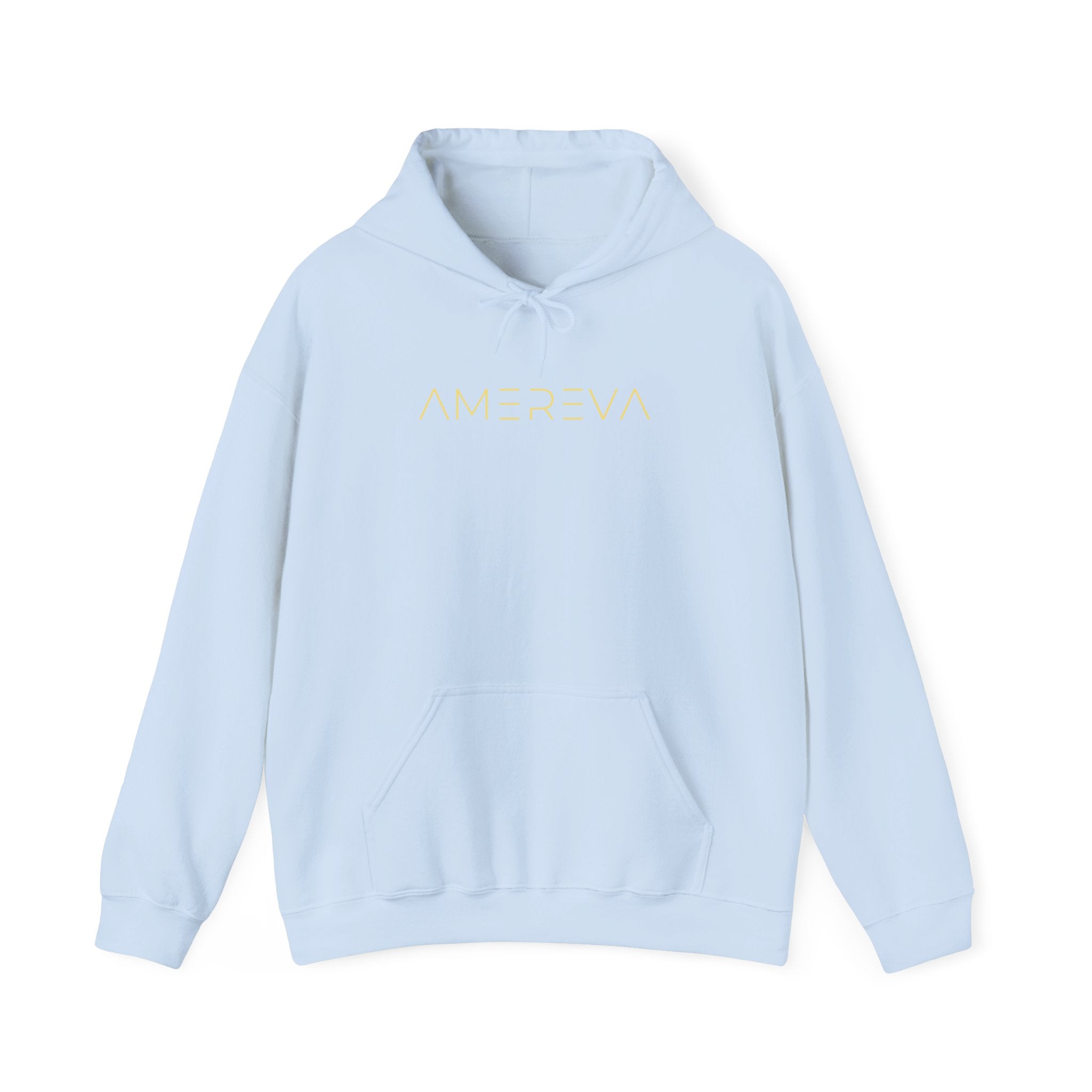 'Amereva' Minimalist White Hoodie