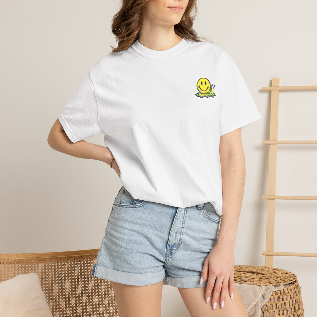 Smiley Snail T-Shirt — Retro Cute Smiling Snail Graphic Tee