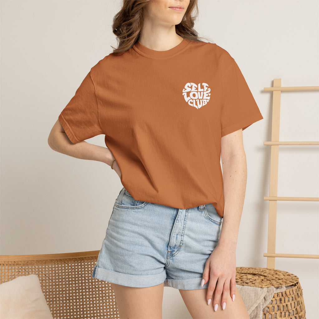 Self Love Club T-Shirt — Retro Heart Graphic Tee