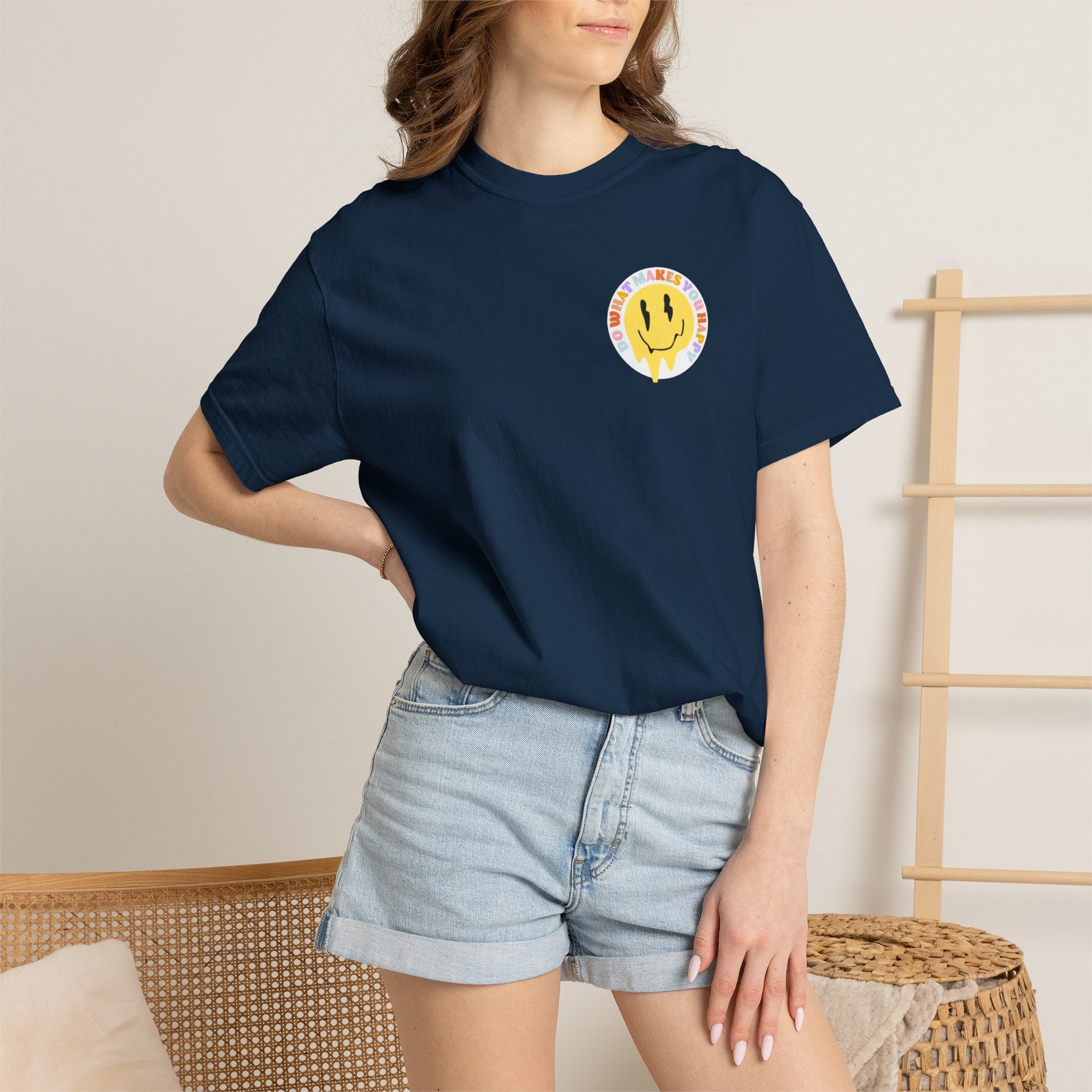 Graphic T-Shirt — "Good Things Take Time" Retro Typography Motivational Tee
