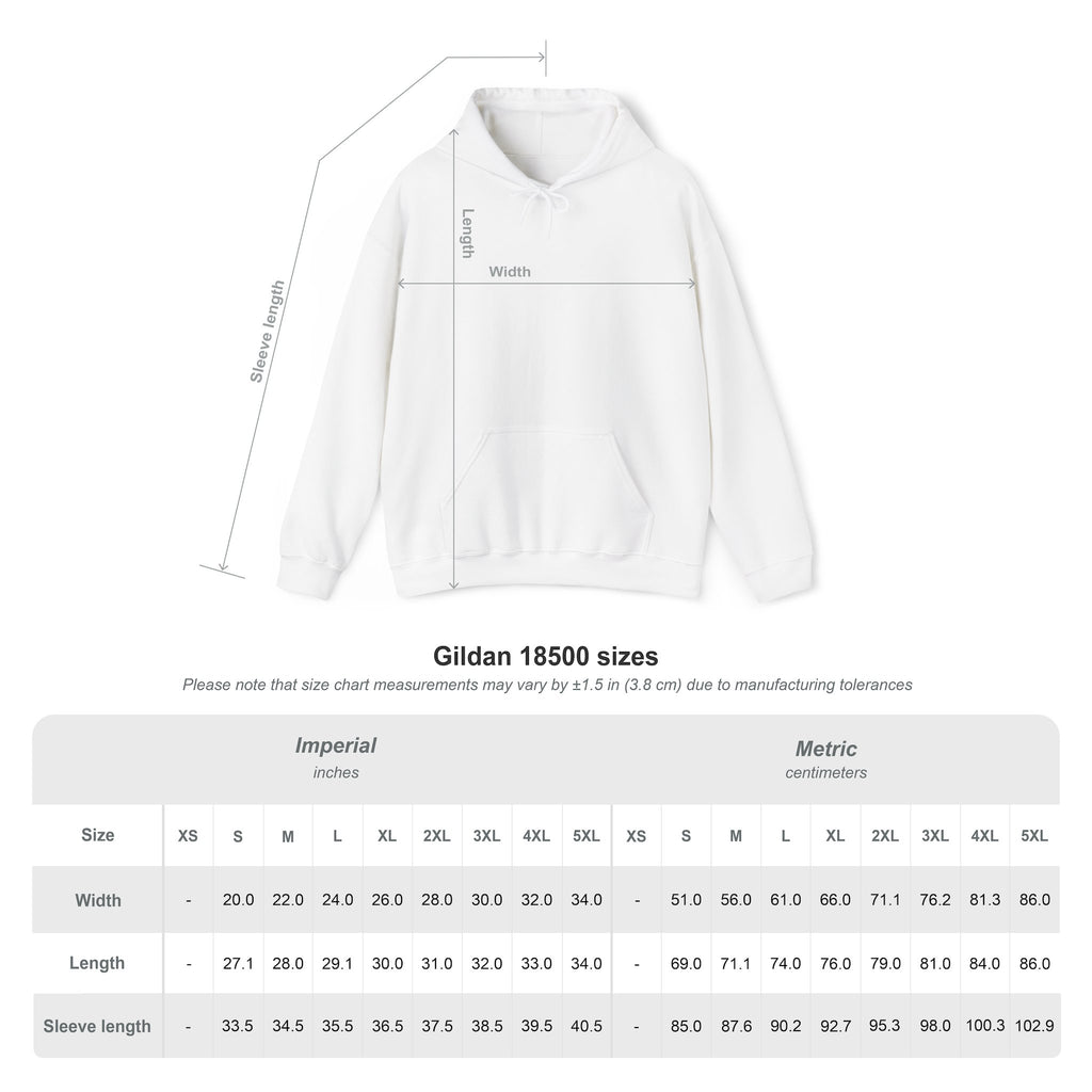 Hoodie — 'You're Enough' Minimal Mental Health Support Pullover