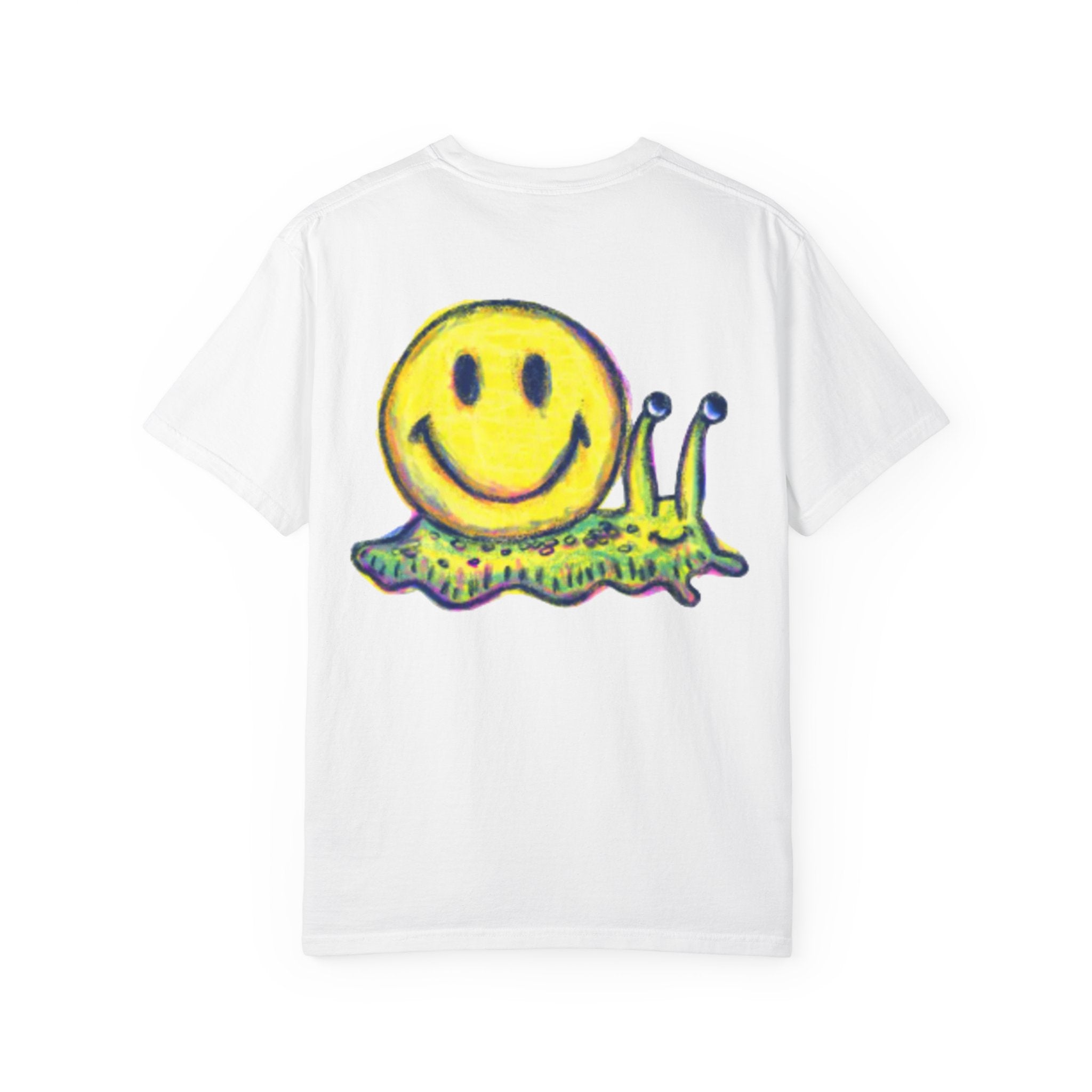 Smiley Snail T-Shirt — Retro Cute Smiling Snail Graphic Tee