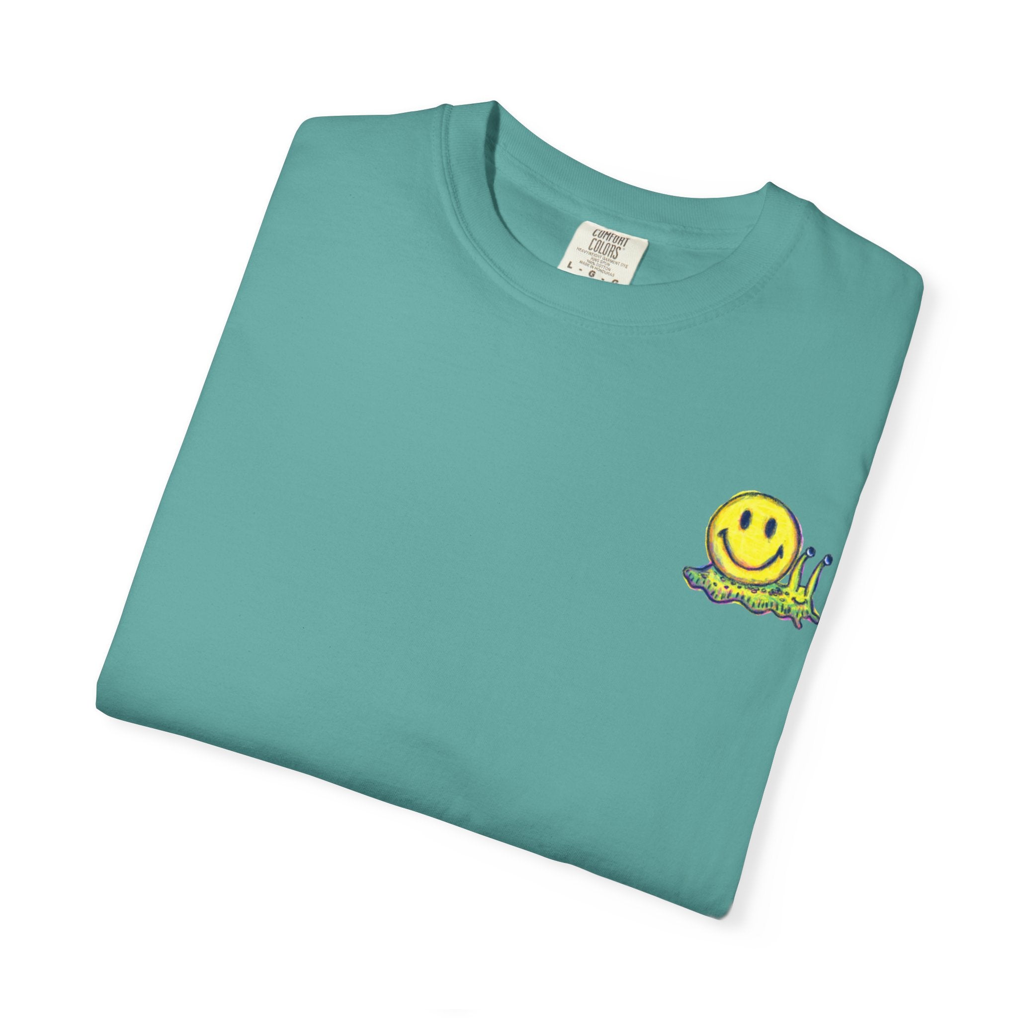 Smiley Snail T-Shirt — Retro Cute Smiling Snail Graphic Tee