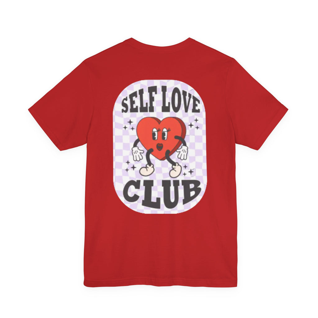 Self Love Club T-Shirt — Retro Heart Graphic Tee