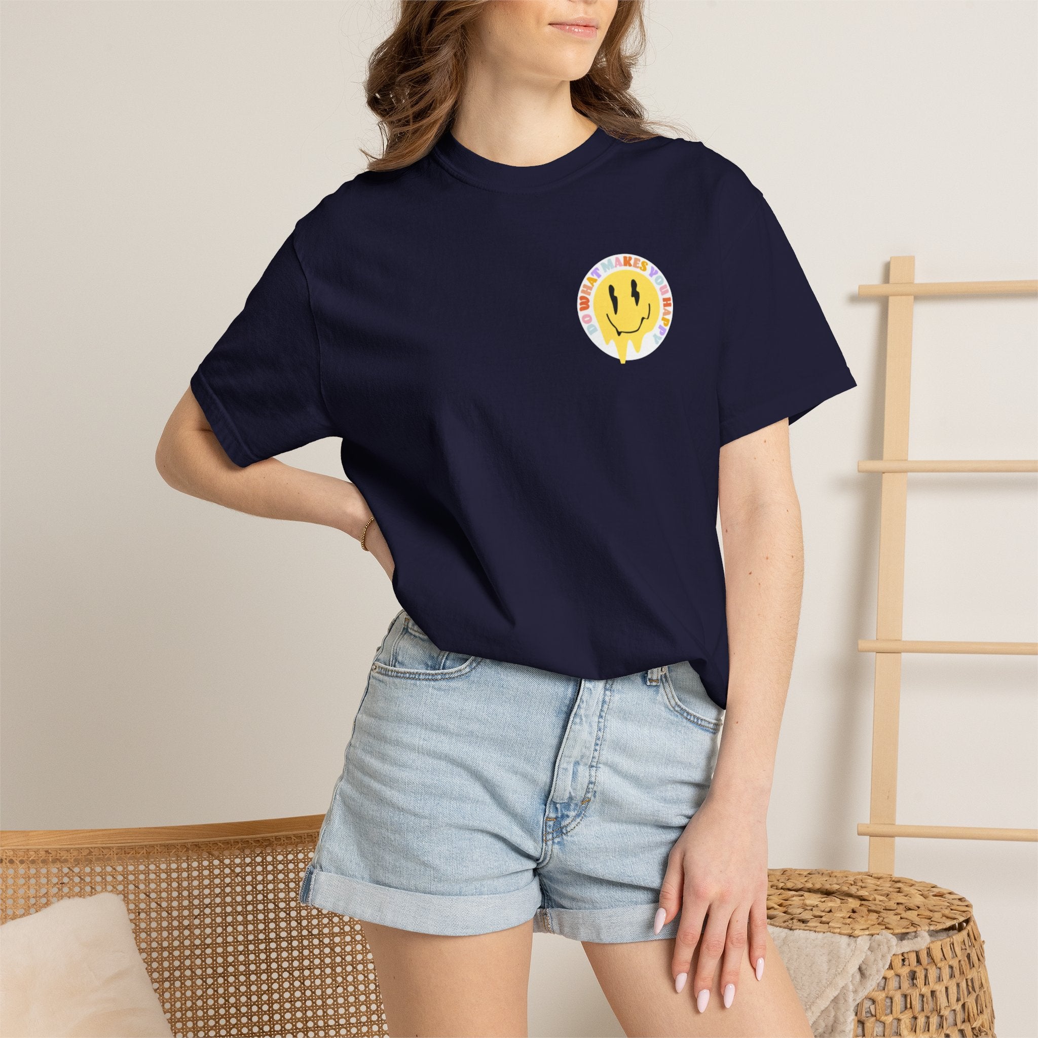 Graphic T-Shirt — "Good Things Take Time" Retro Typography Motivational Tee