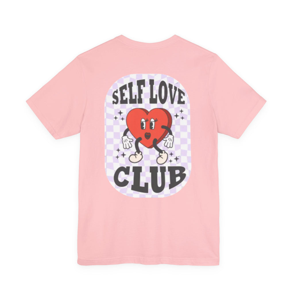 Self Love Club T-Shirt — Retro Heart Graphic Tee