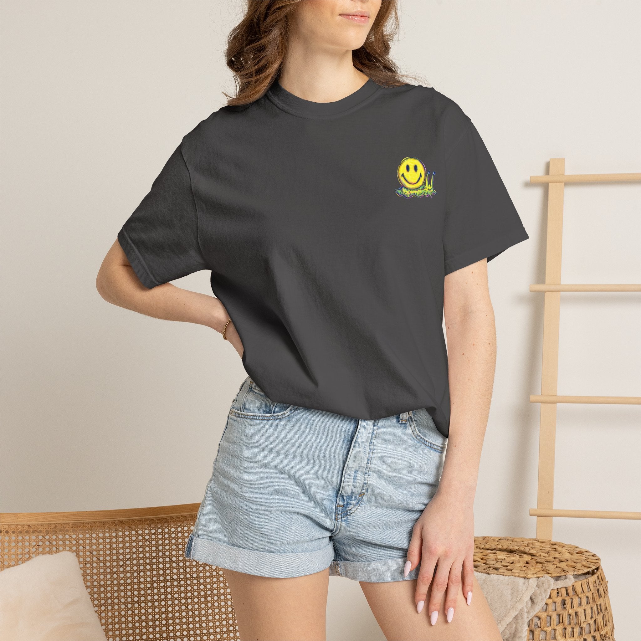 Smiley Snail T-Shirt — Retro Cute Smiling Snail Graphic Tee