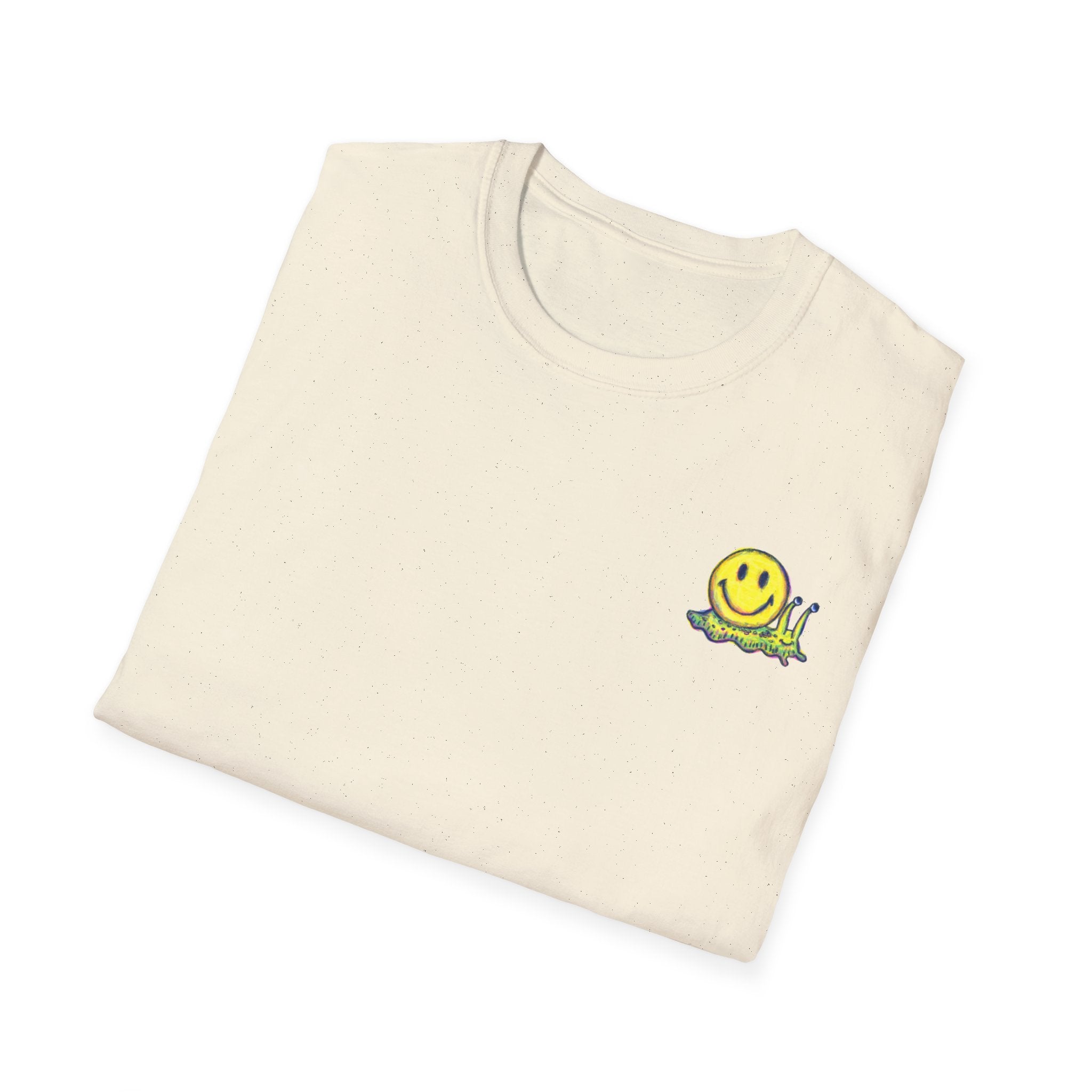 Smiley Snail T-Shirt — Retro Cute Smiling Snail Graphic Tee