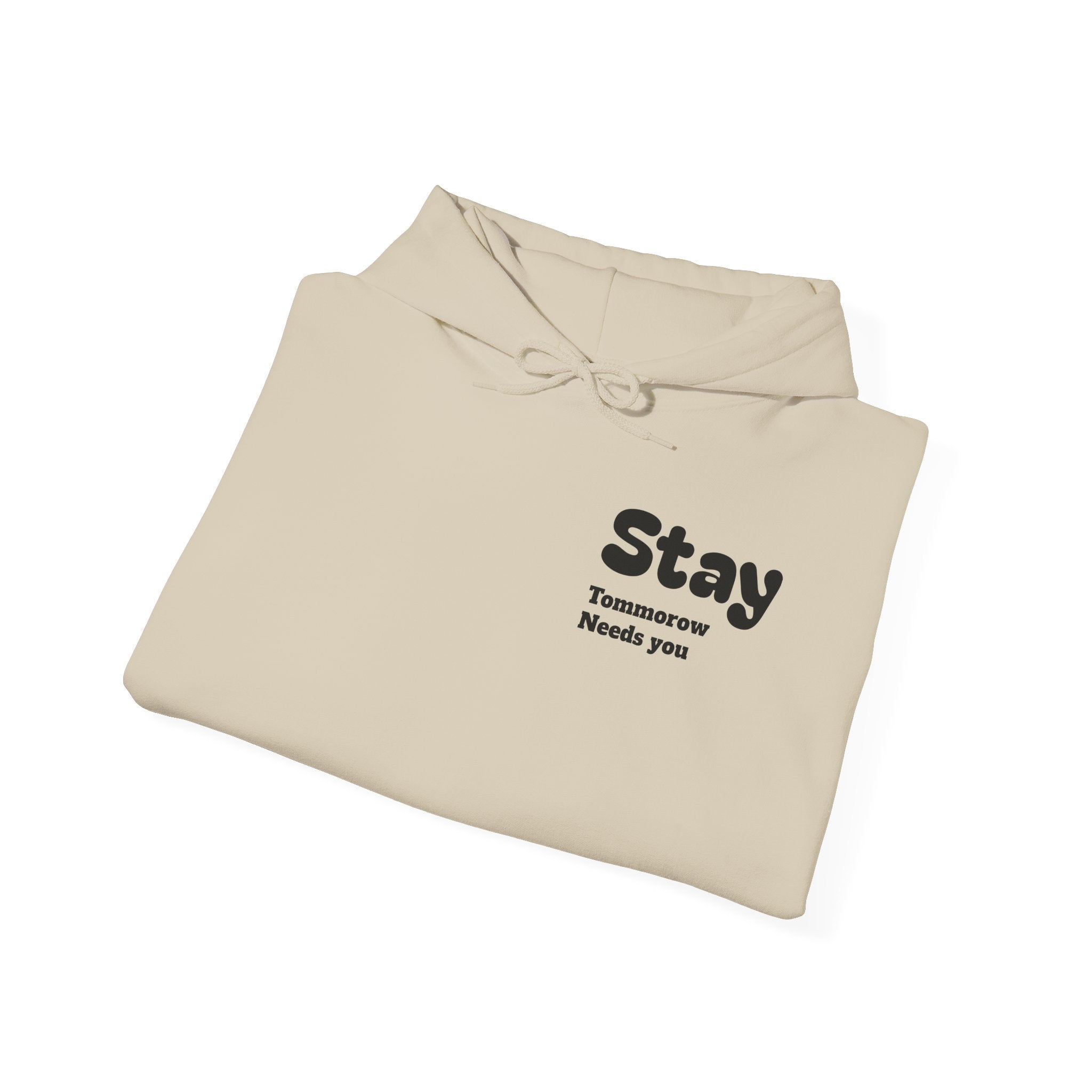 Hoodie — 'You're Enough' Minimal Mental Health Support Pullover