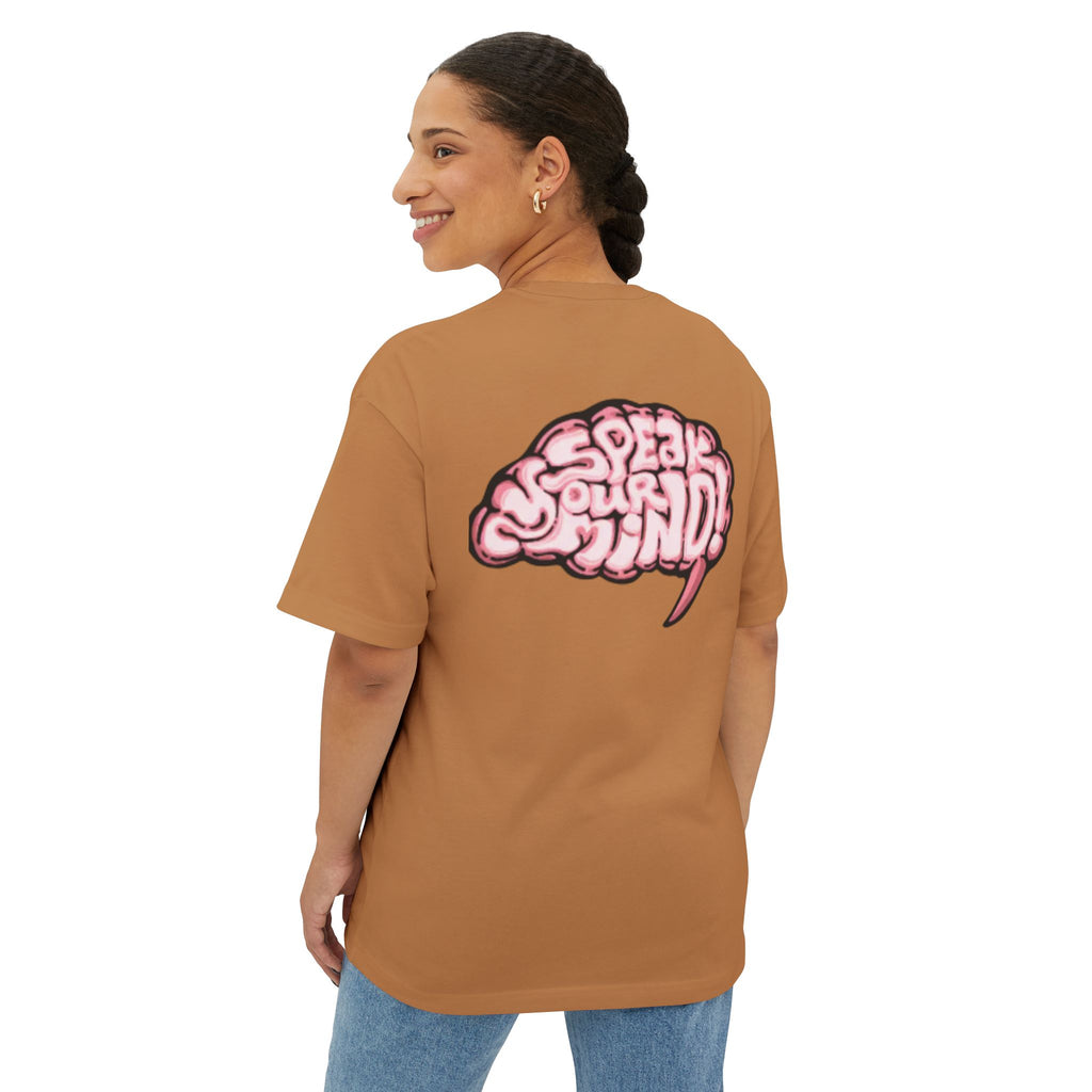 Speak Your Mind Tee — Graphic Oversized T‑Shirt