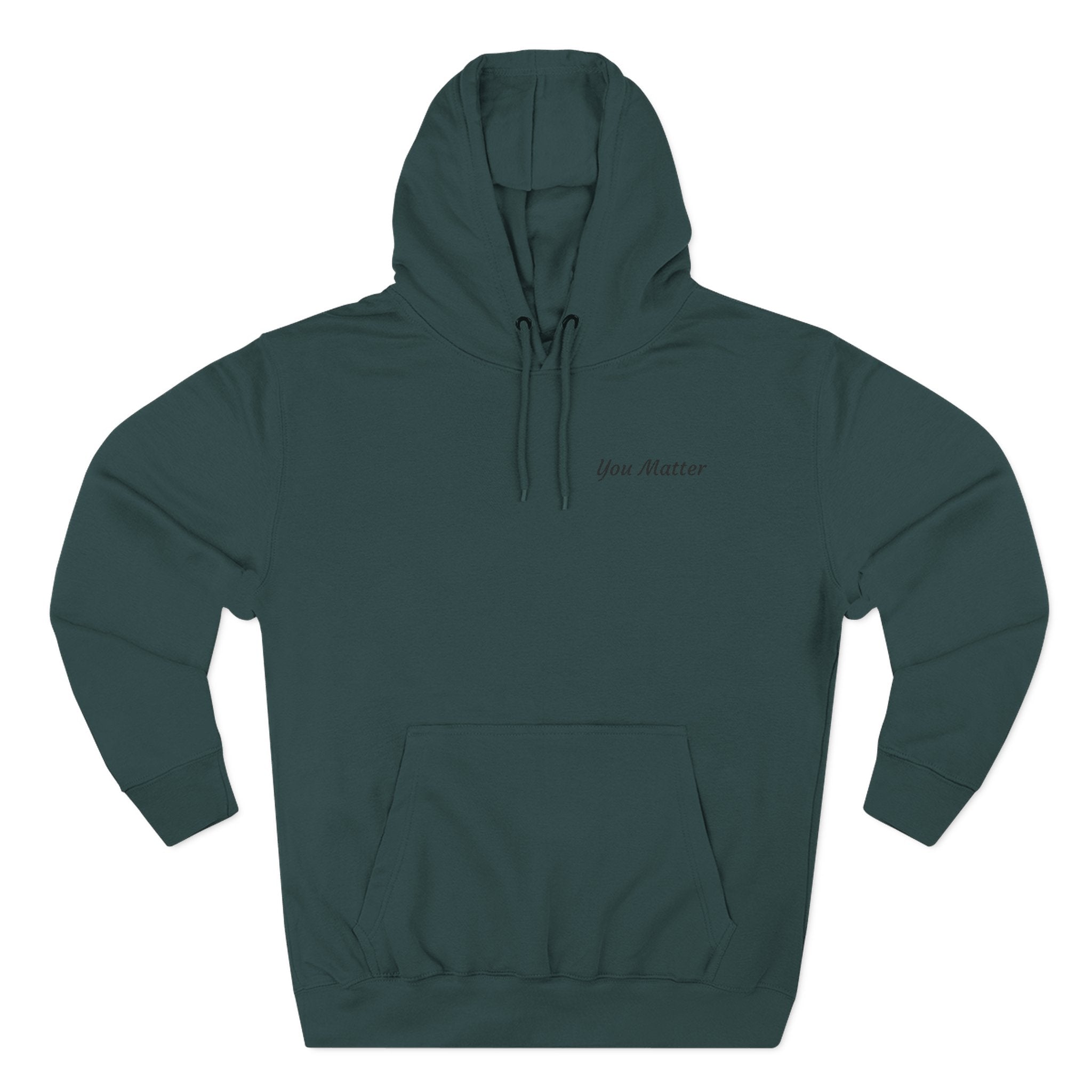 You Matter Hoodie — Minimal Self-Care Fleece Pullover