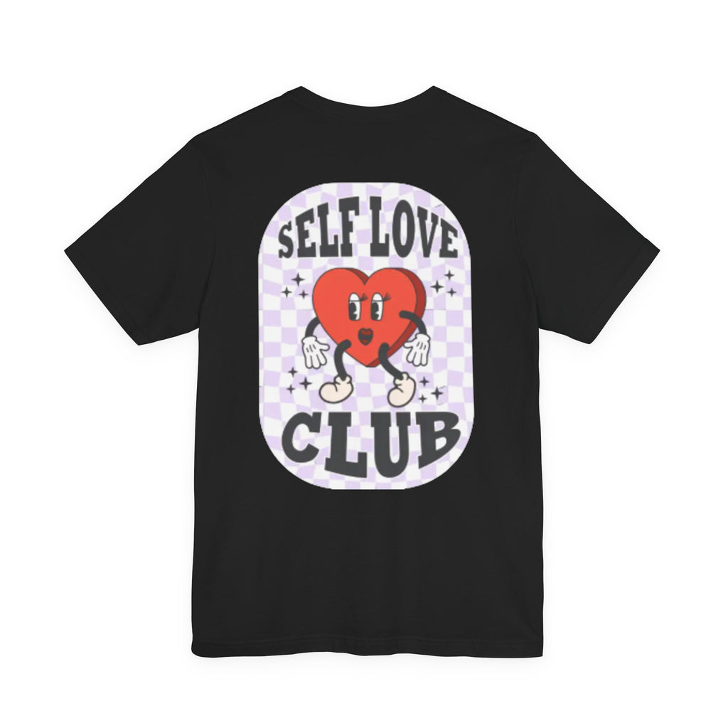 Self Love Club T-Shirt — Retro Heart Graphic Tee