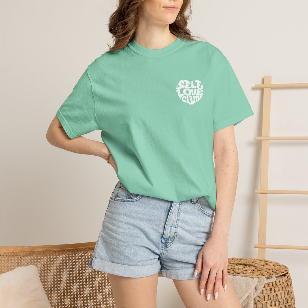 Self Love Club T-Shirt — Retro Heart Graphic Tee