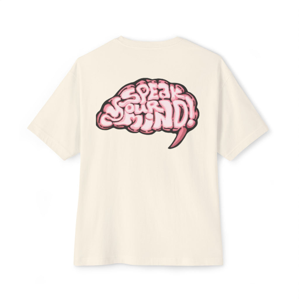 Speak Your Mind Tee — Graphic Oversized T‑Shirt
