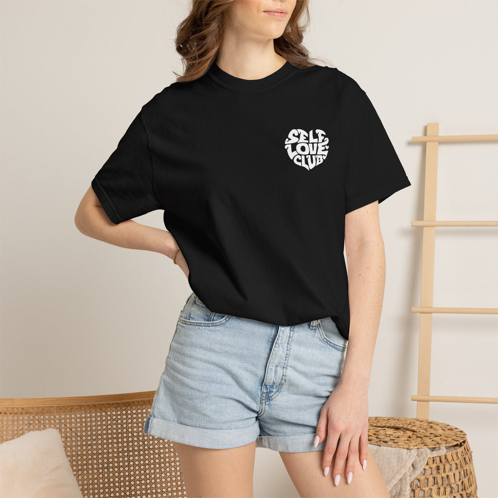 Self Love Club T-Shirt — Retro Heart Graphic Tee