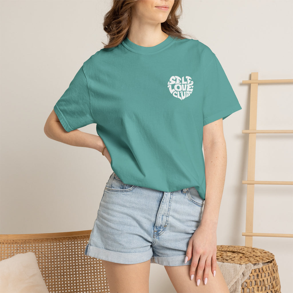 Self Love Club T-Shirt — Retro Heart Graphic Tee