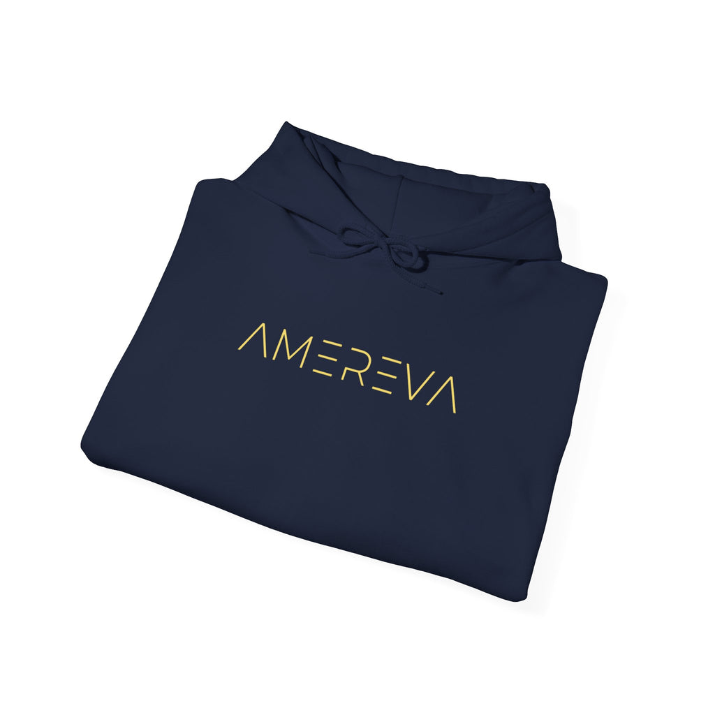 'Amereva' Minimalist White Hoodie