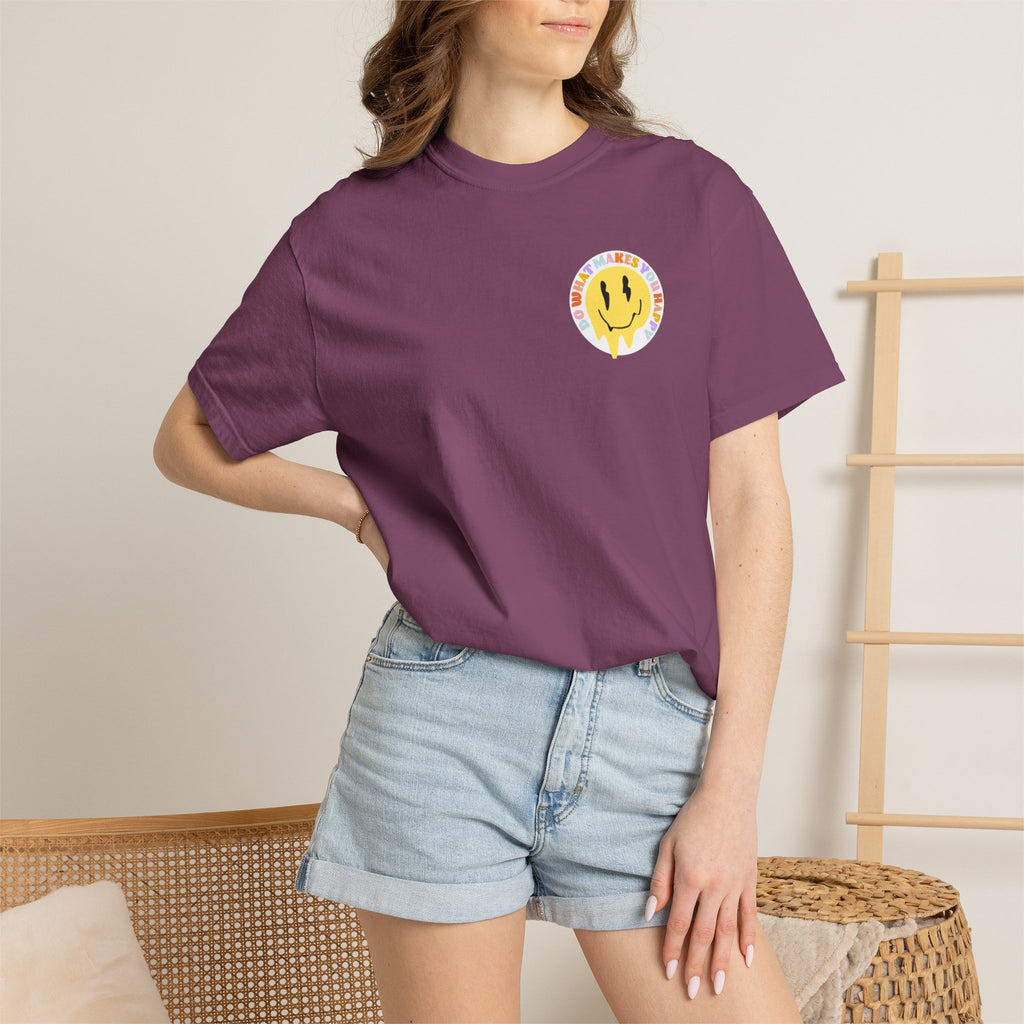 Graphic T-Shirt — "Good Things Take Time" Retro Typography Motivational Tee