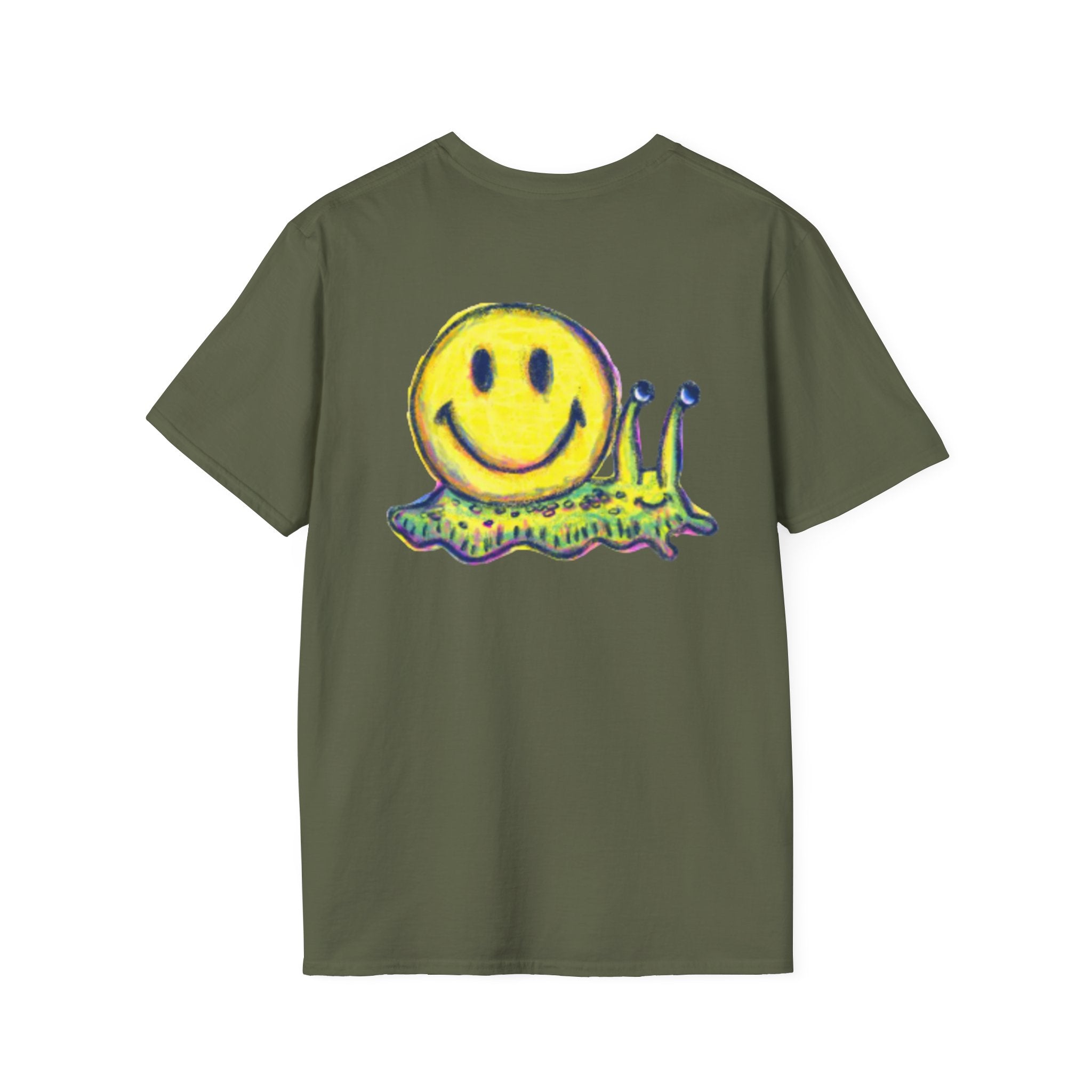 Smiley Snail T-Shirt — Retro Cute Smiling Snail Graphic Tee