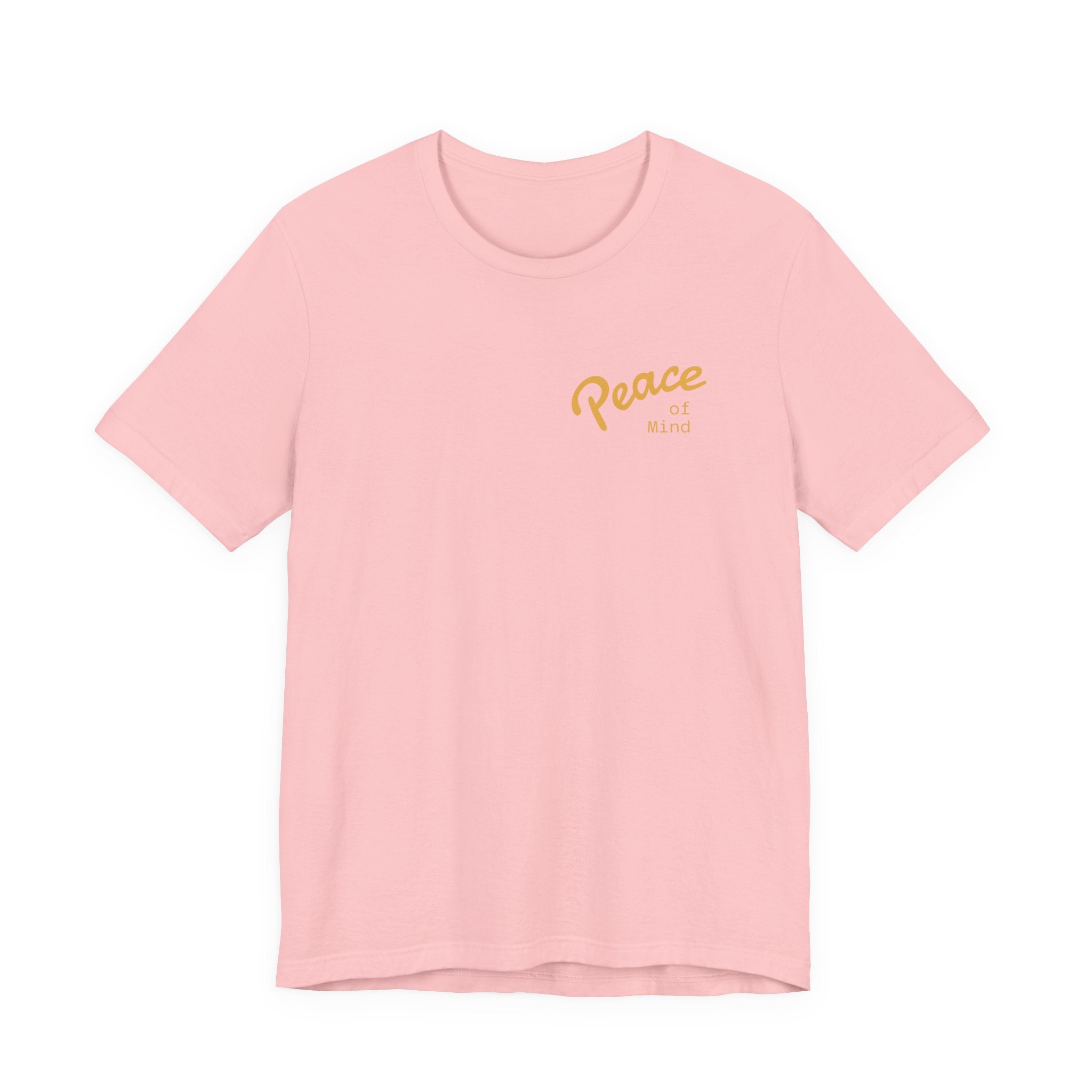 Peace Vibes Tee — "Peace" Chest + Keep Your Mind Happy Back Graphic T-Shirt