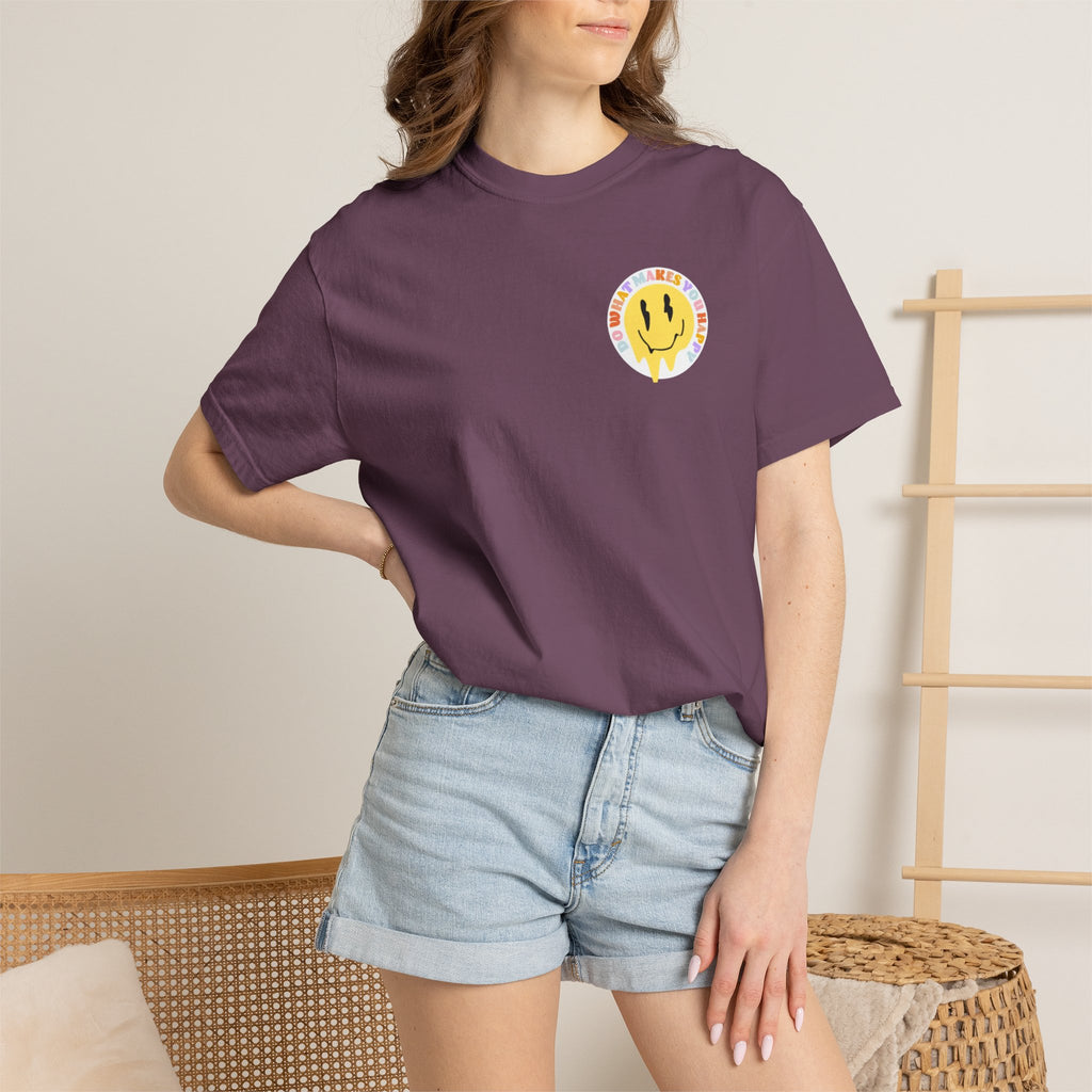 Graphic T-Shirt — "Good Things Take Time" Retro Typography Motivational Tee