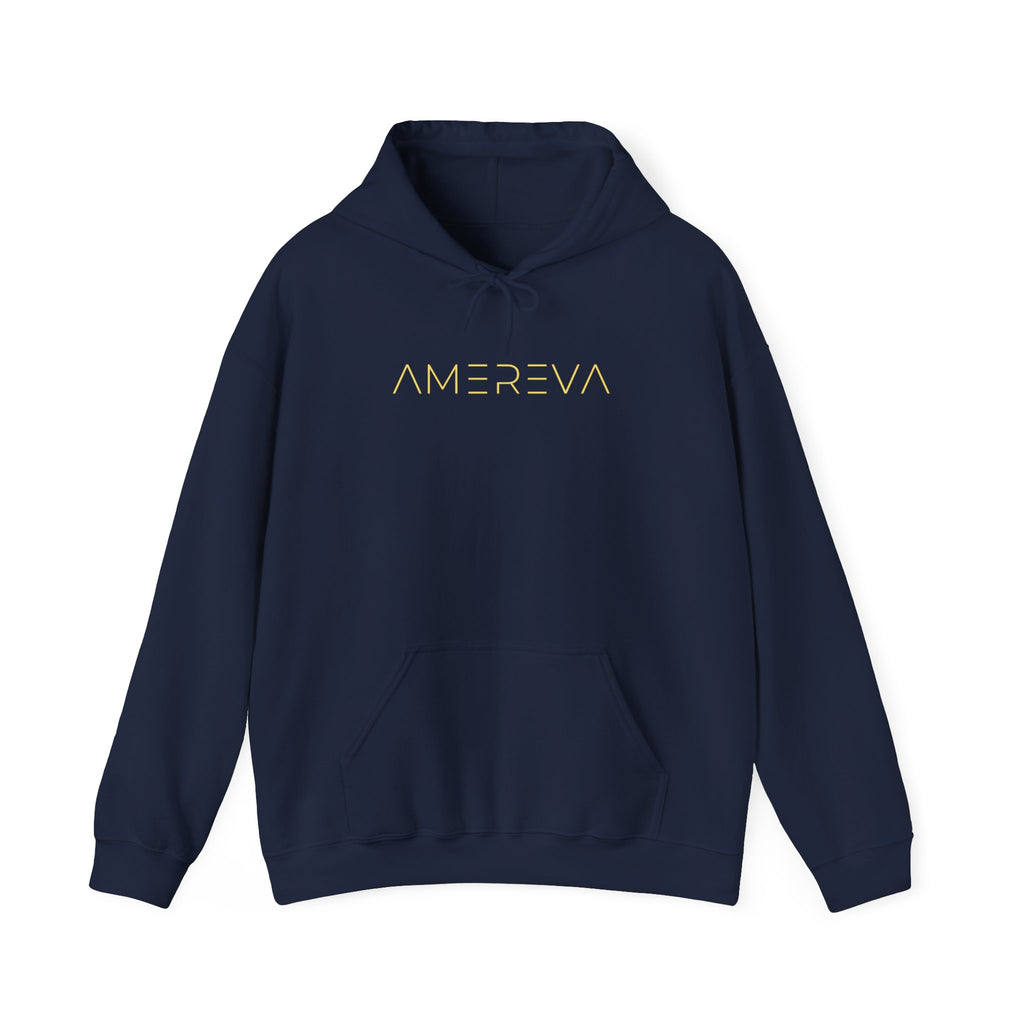 'Amereva' Minimalist White Hoodie