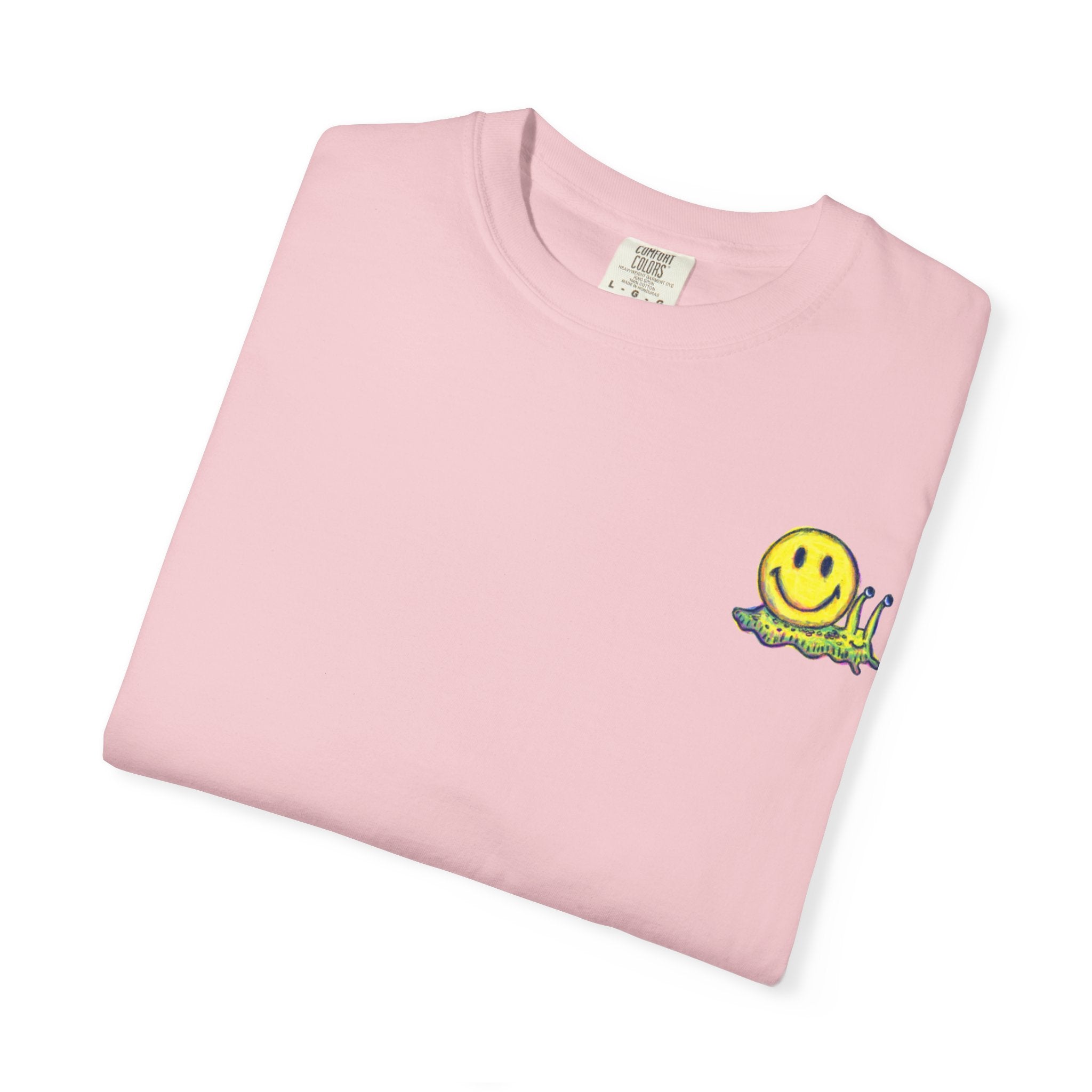Smiley Snail T-Shirt — Retro Cute Smiling Snail Graphic Tee