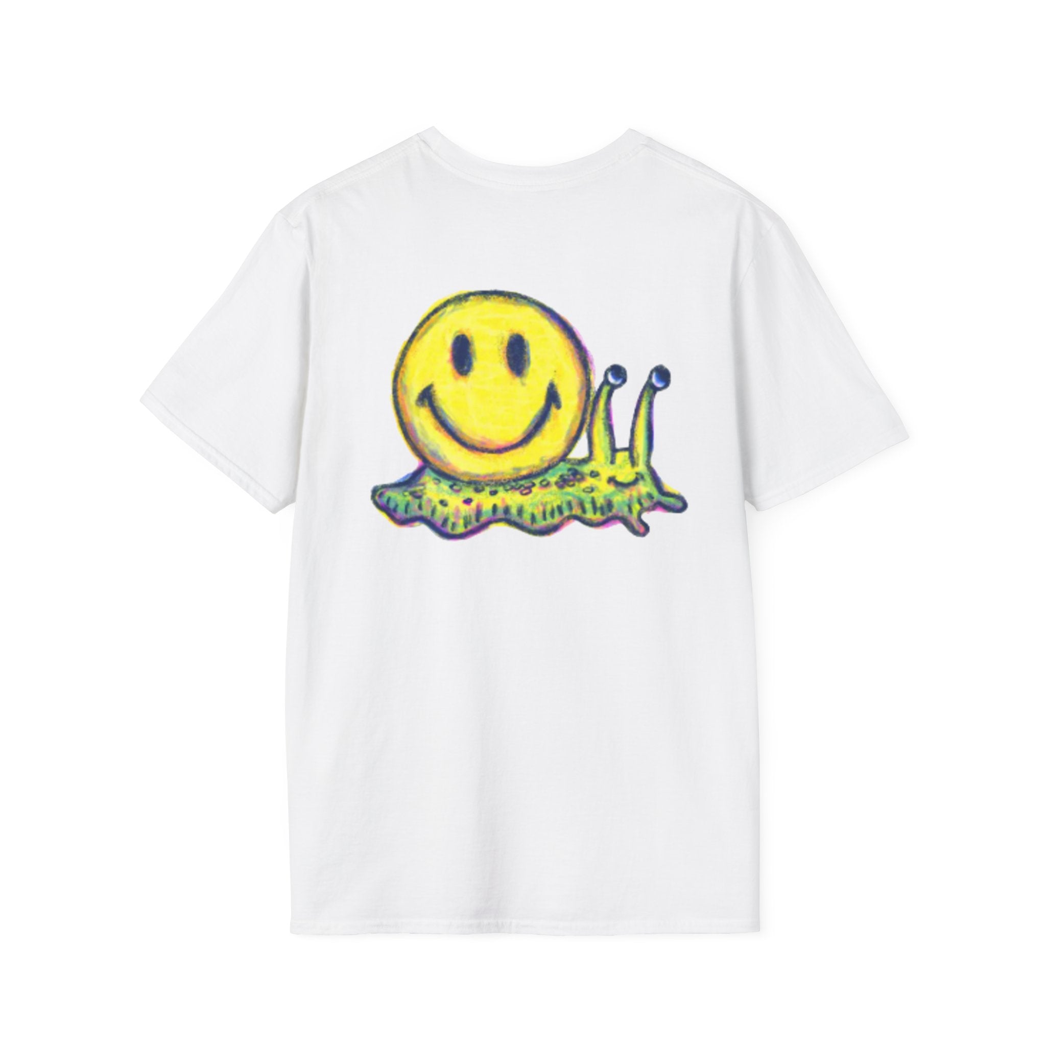 Smiley Snail T-Shirt — Retro Cute Smiling Snail Graphic Tee