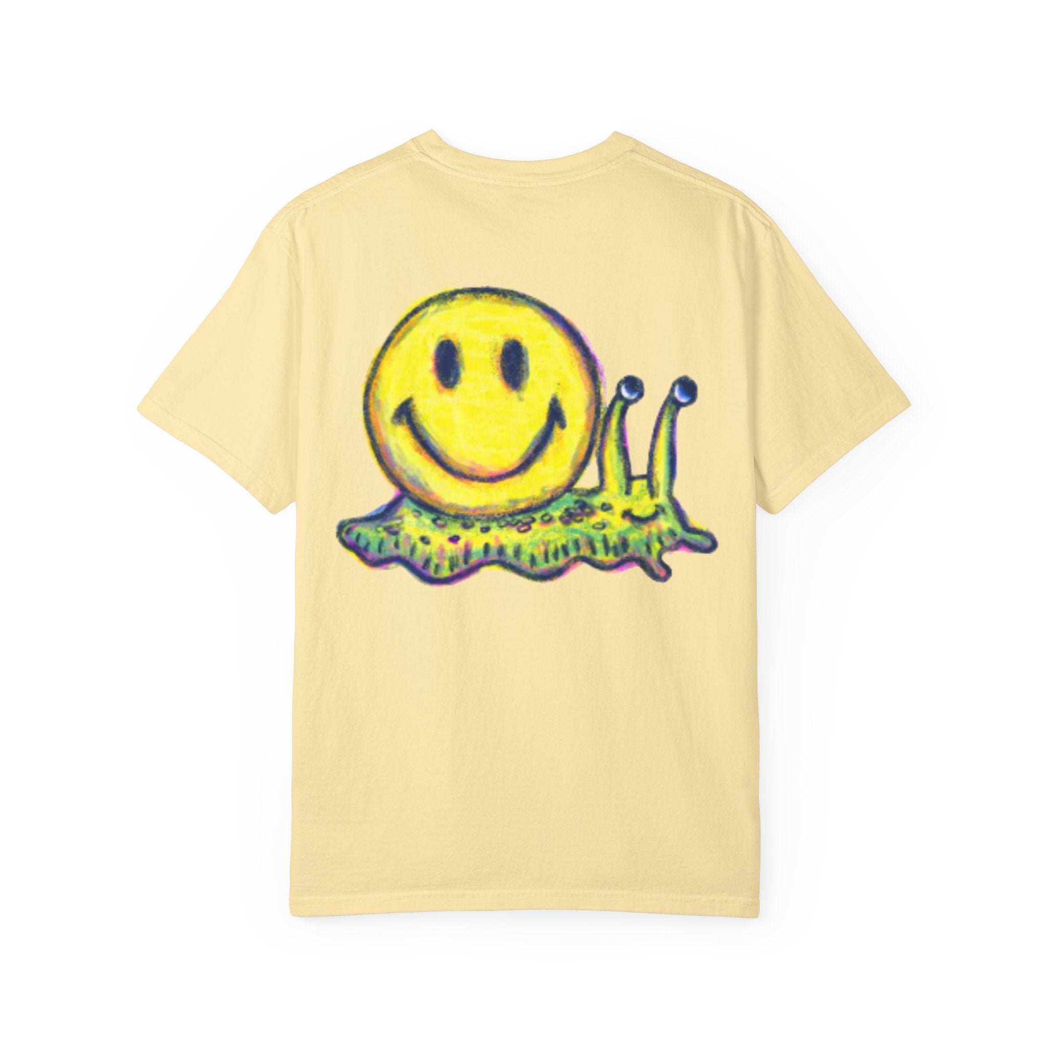 Smiley Snail T-Shirt — Retro Cute Smiling Snail Graphic Tee