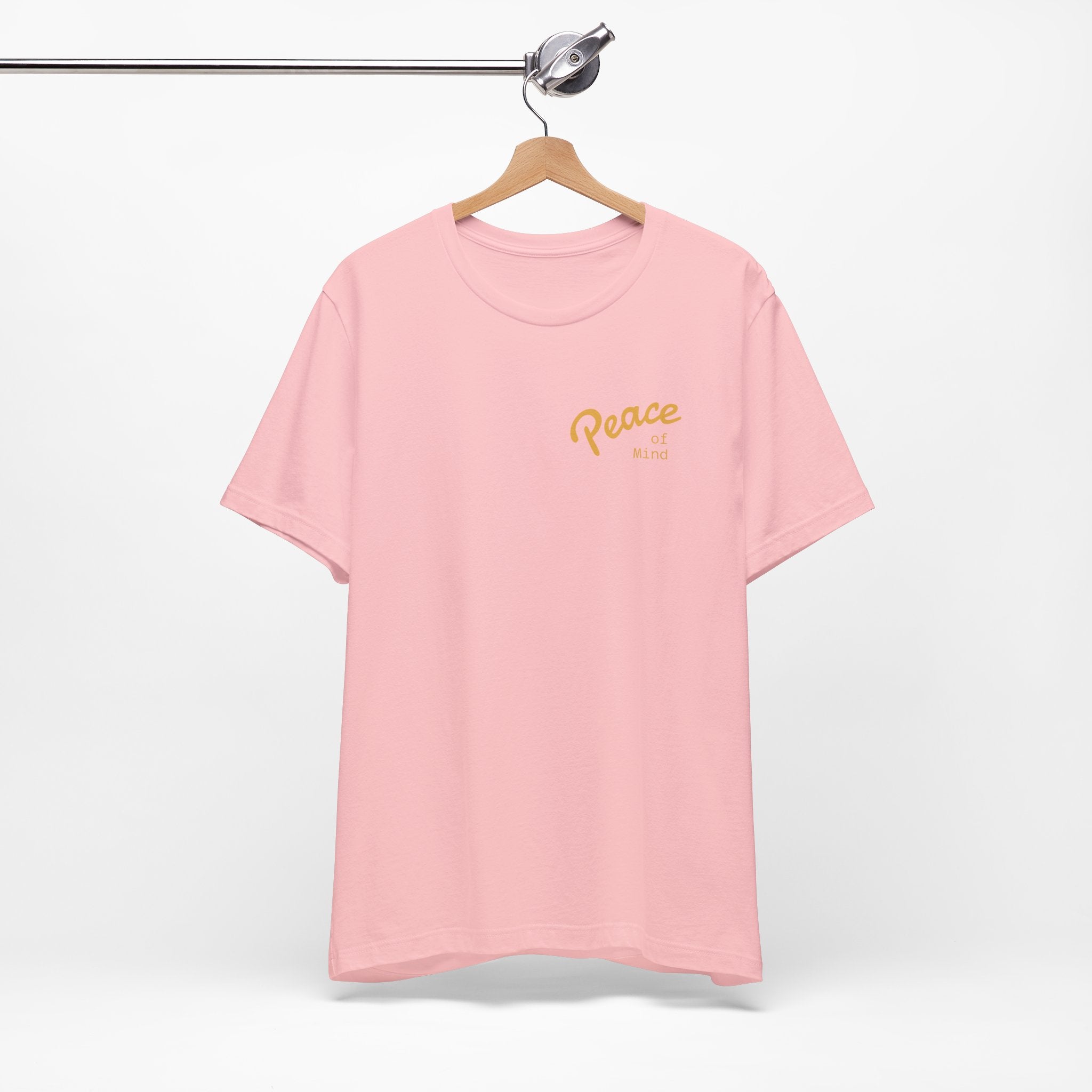 Peace Vibes Tee — "Peace" Chest + Keep Your Mind Happy Back Graphic T-Shirt