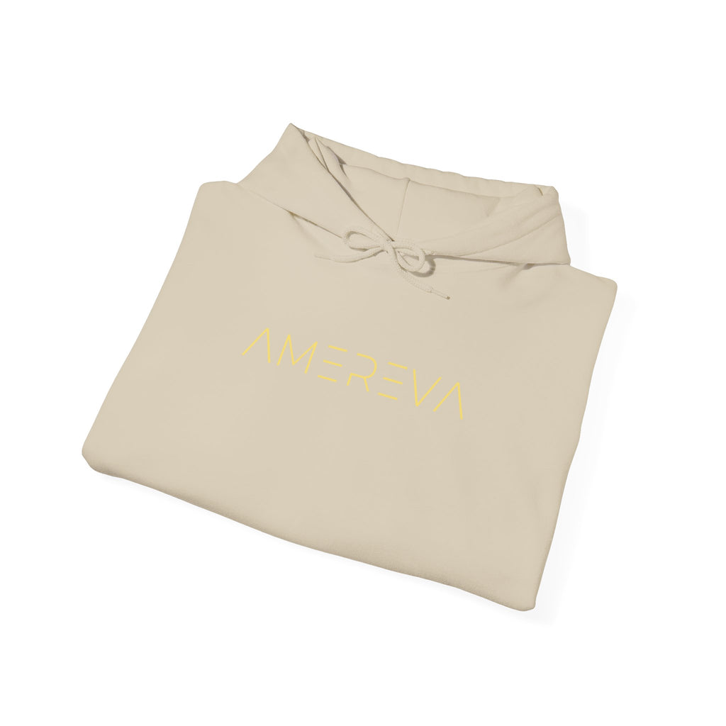 'Amereva' Minimalist White Hoodie