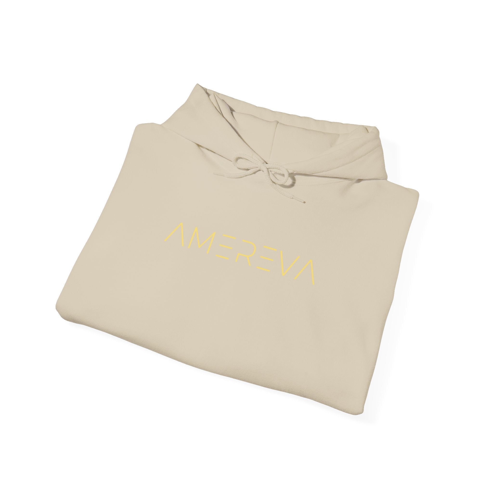 'Amereva' Minimalist White Hoodie