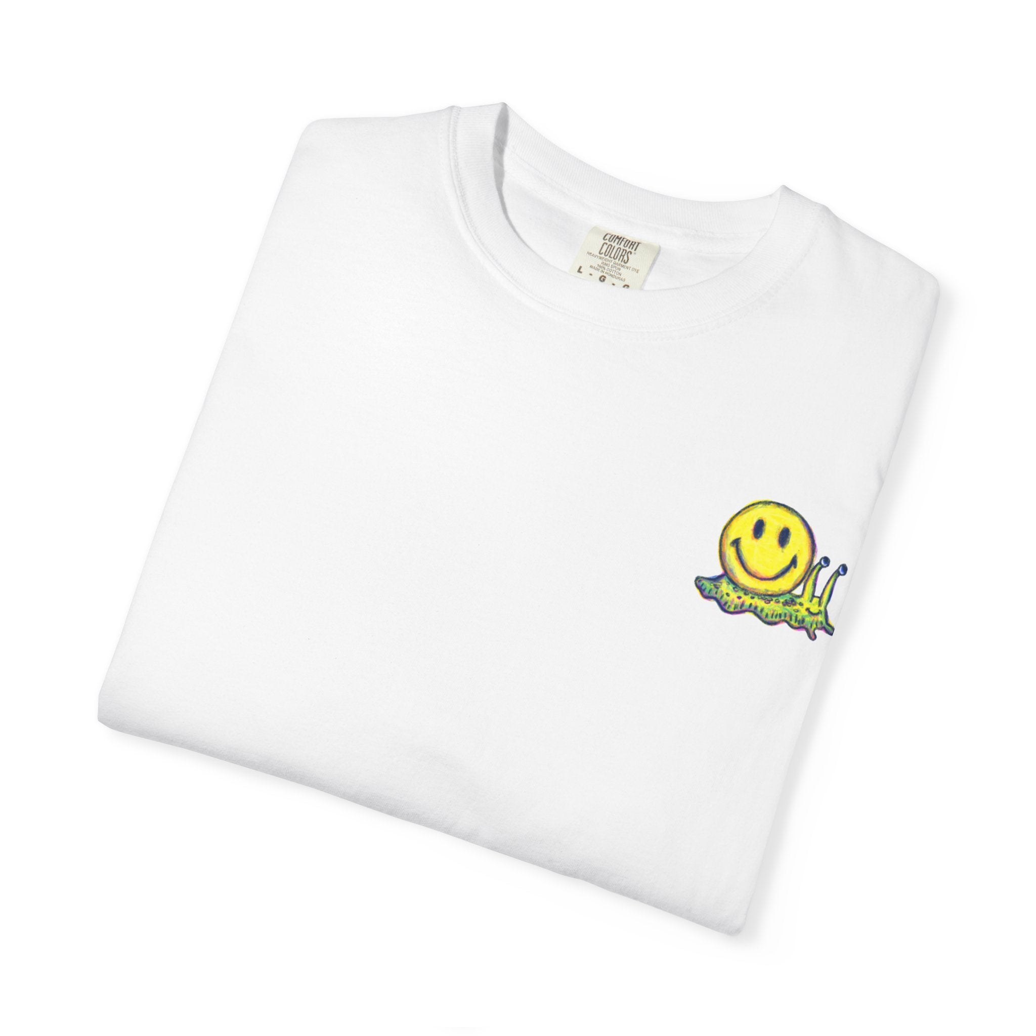 Smiley Snail T-Shirt — Retro Cute Smiling Snail Graphic Tee