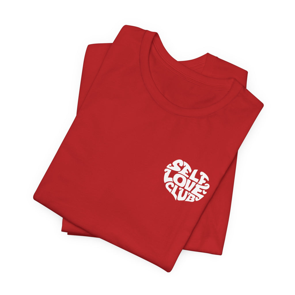 Self Love Club T-Shirt — Retro Heart Graphic Tee