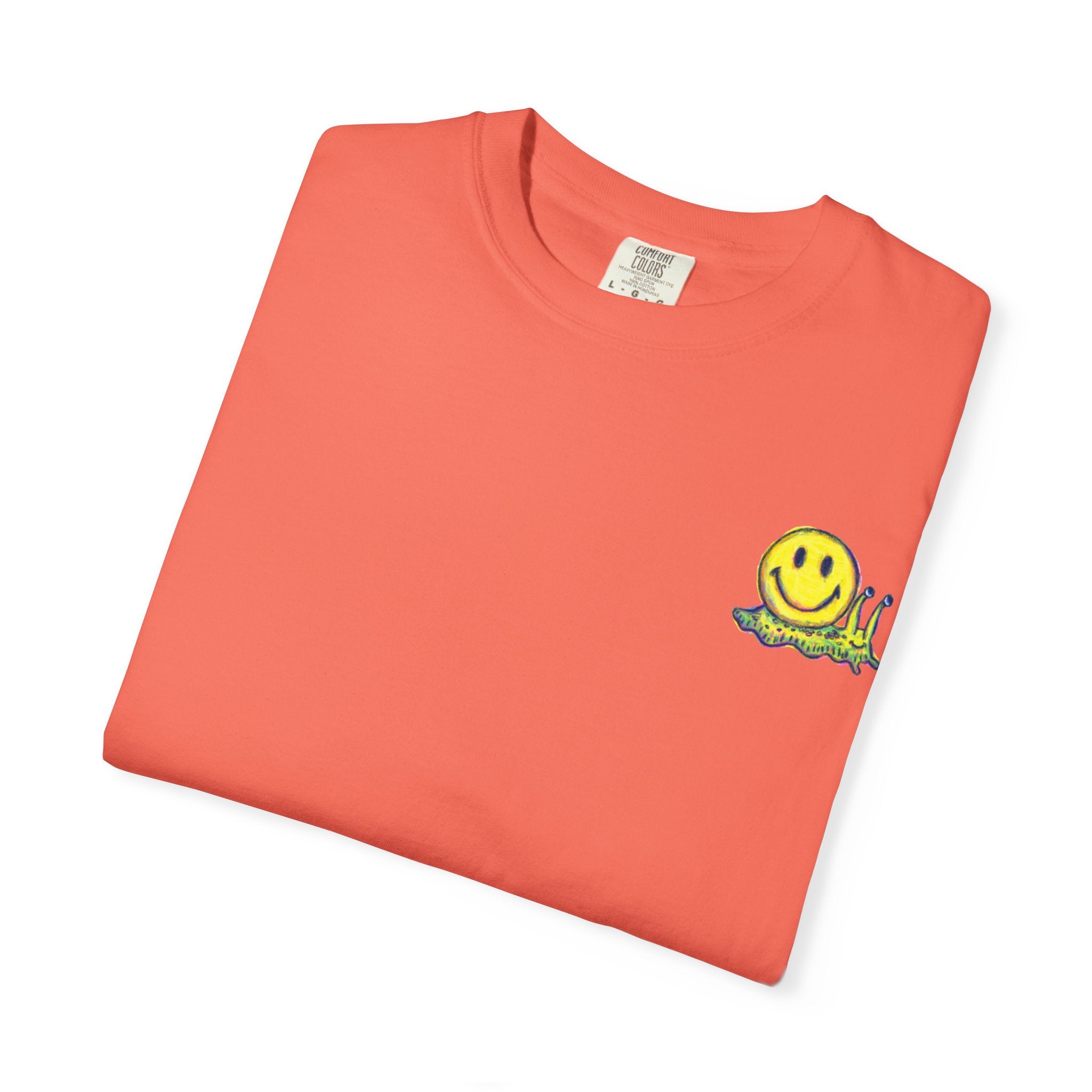 Smiley Snail T-Shirt — Retro Cute Smiling Snail Graphic Tee