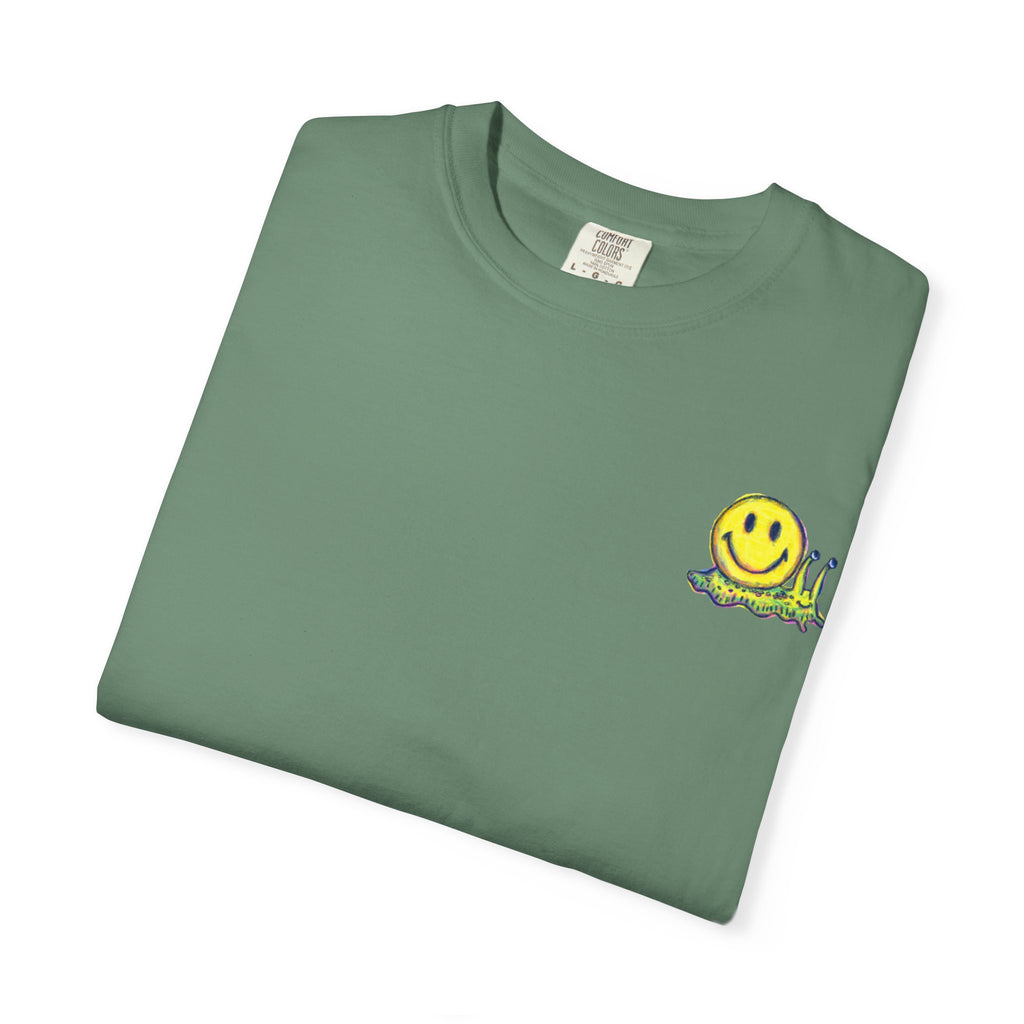 Smiley Snail T-Shirt — Retro Cute Smiling Snail Graphic Tee