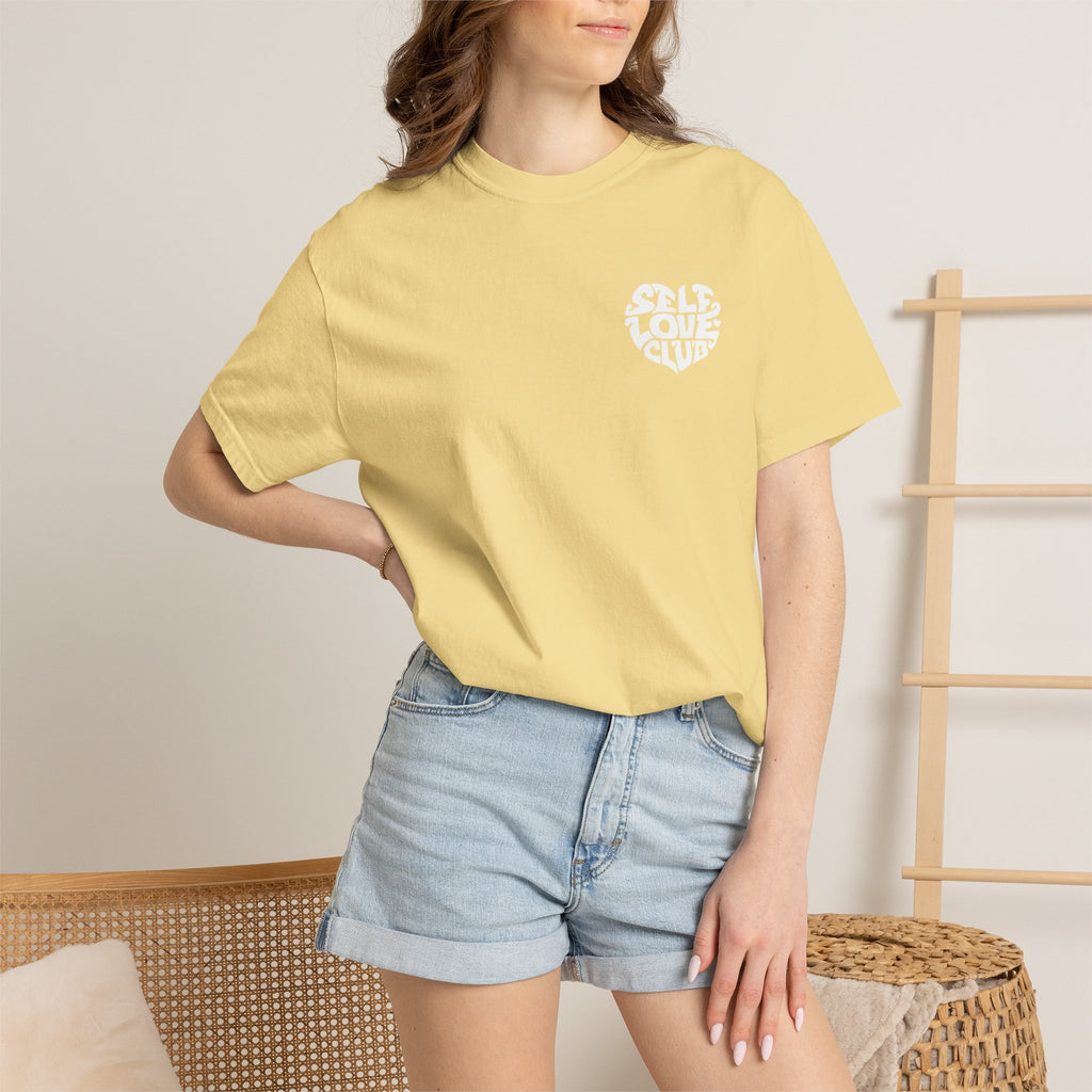 Self Love Club T-Shirt — Retro Heart Graphic Tee