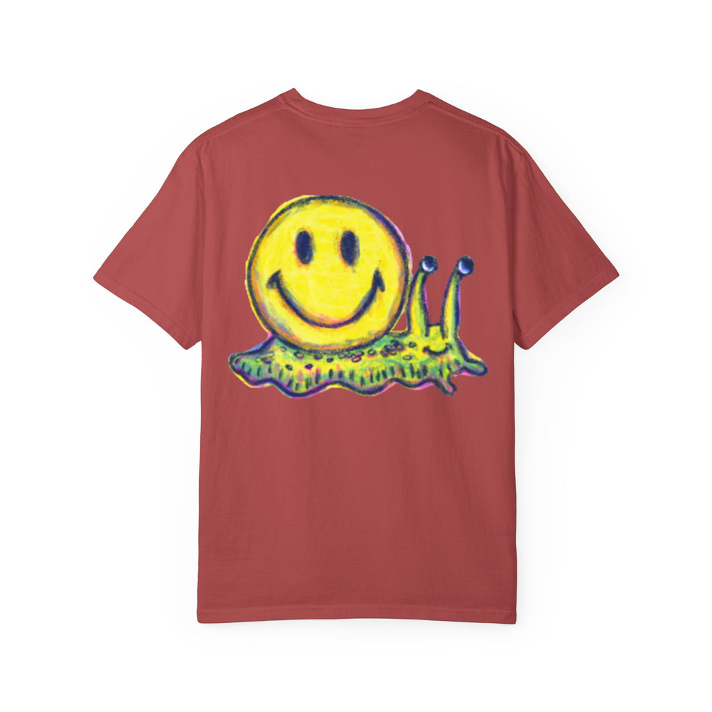 Smiley Snail T-Shirt — Retro Cute Smiling Snail Graphic Tee