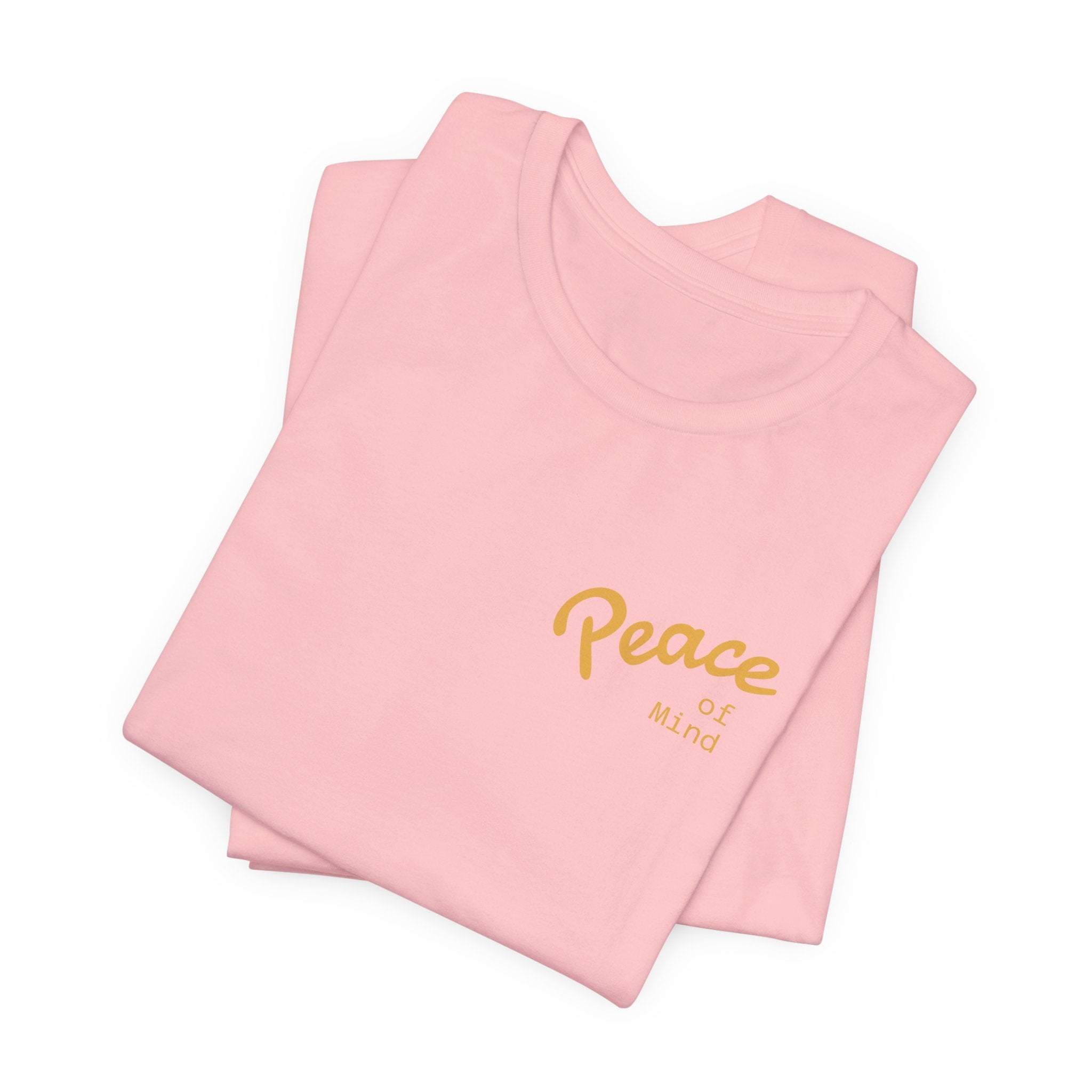 Peace Vibes Tee — "Peace" Chest + Keep Your Mind Happy Back Graphic T-Shirt