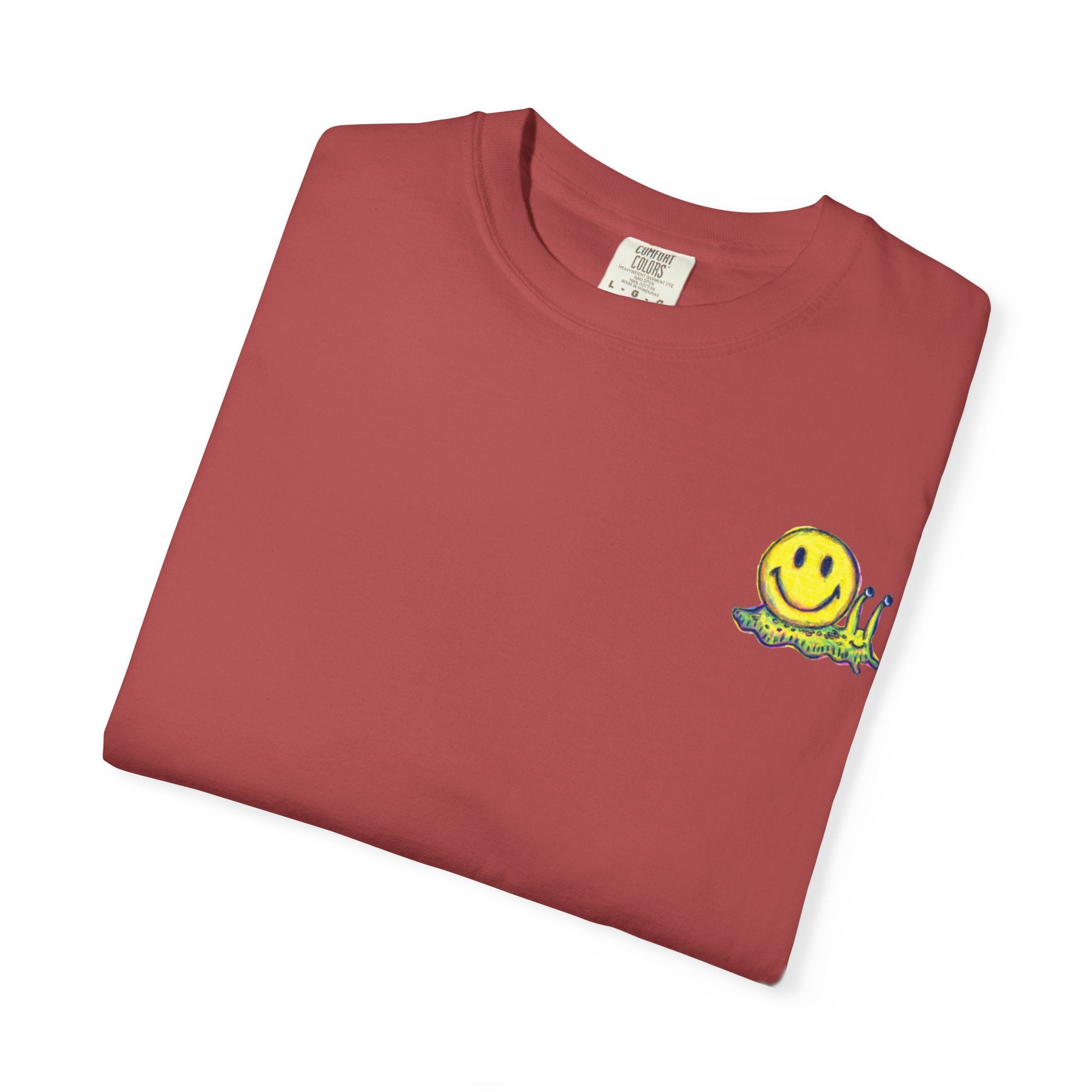 Smiley Snail T-Shirt — Retro Cute Smiling Snail Graphic Tee