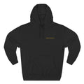 Minimalist 'Amereva' Logo Hoodie - White Fleece Pullover