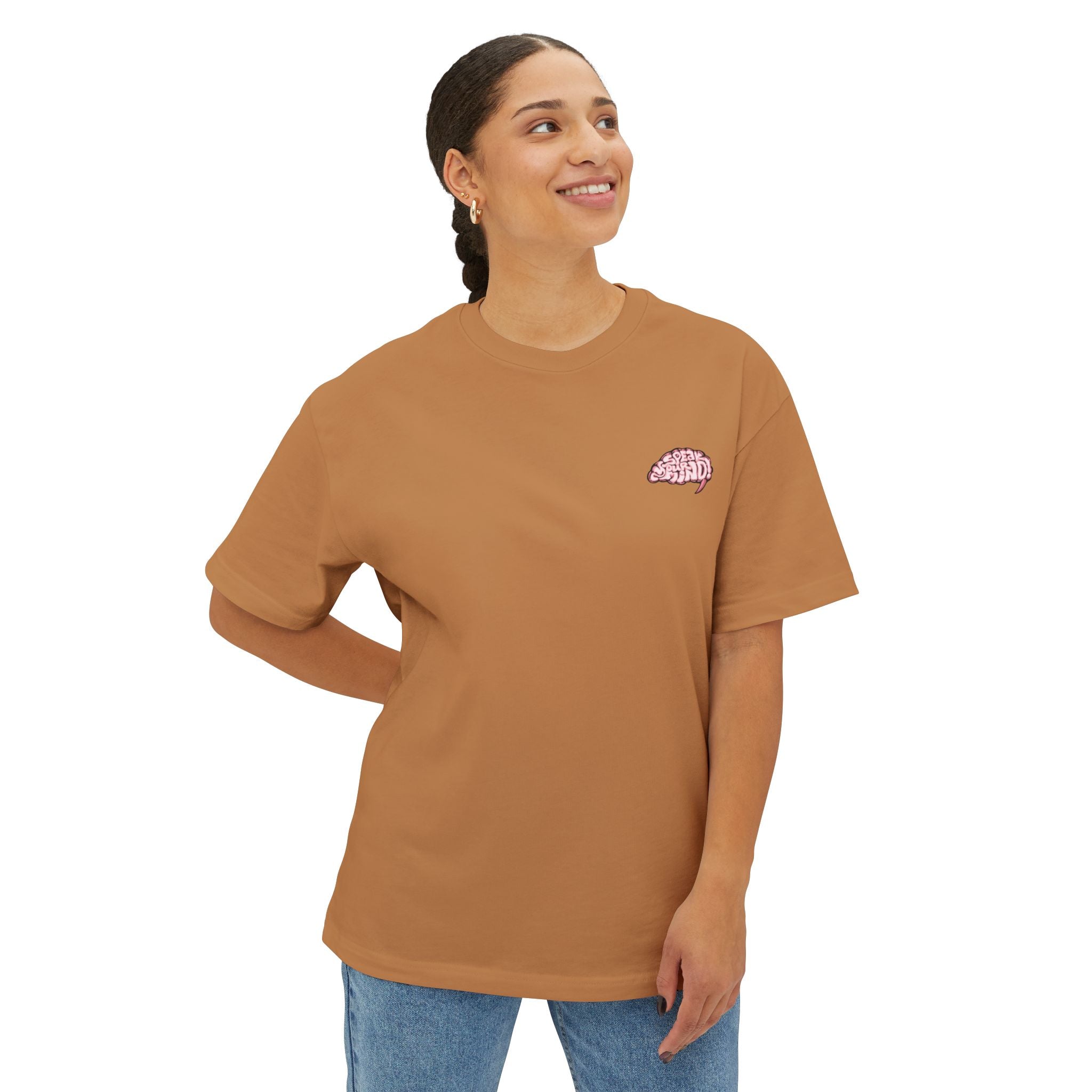 Speak Your Mind Tee — Graphic Oversized T‑Shirt