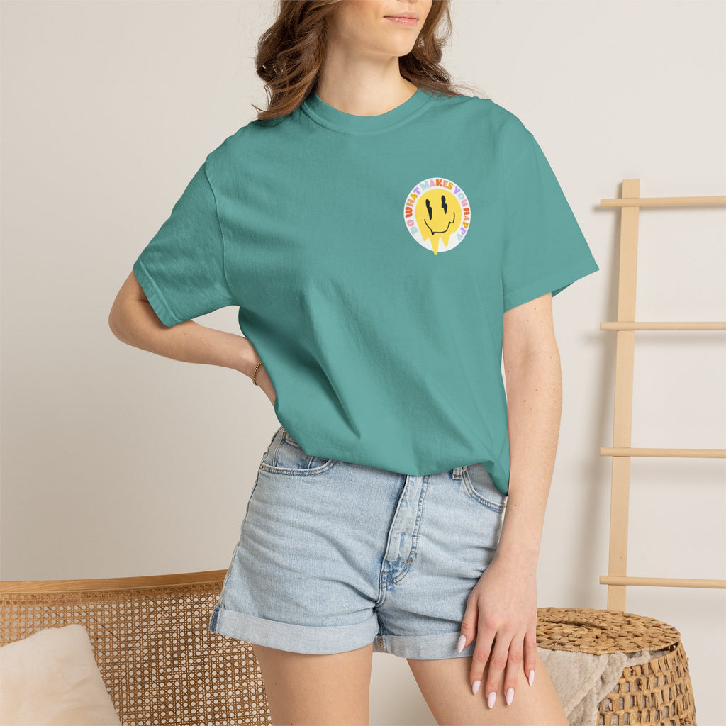 Graphic T-Shirt — "Good Things Take Time" Retro Typography Motivational Tee