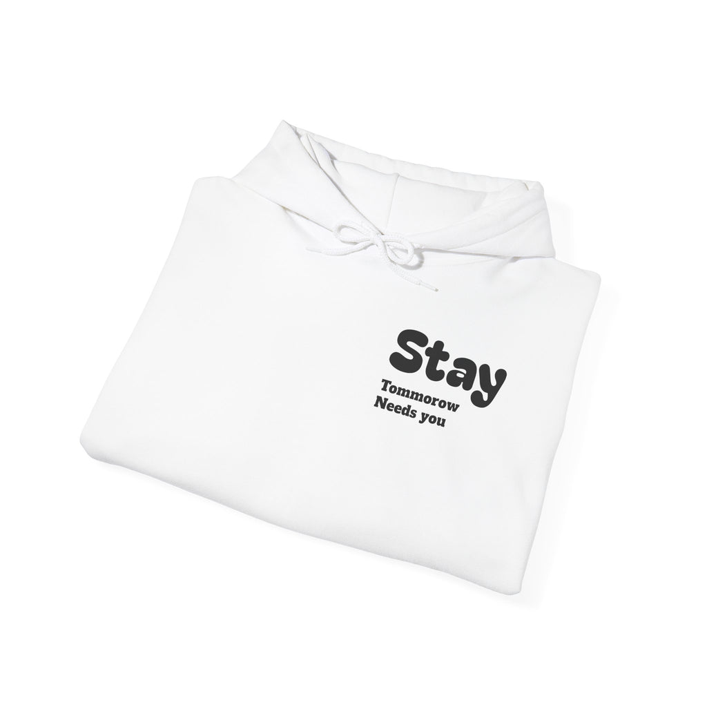 Hoodie — 'You're Enough' Minimal Mental Health Support Pullover