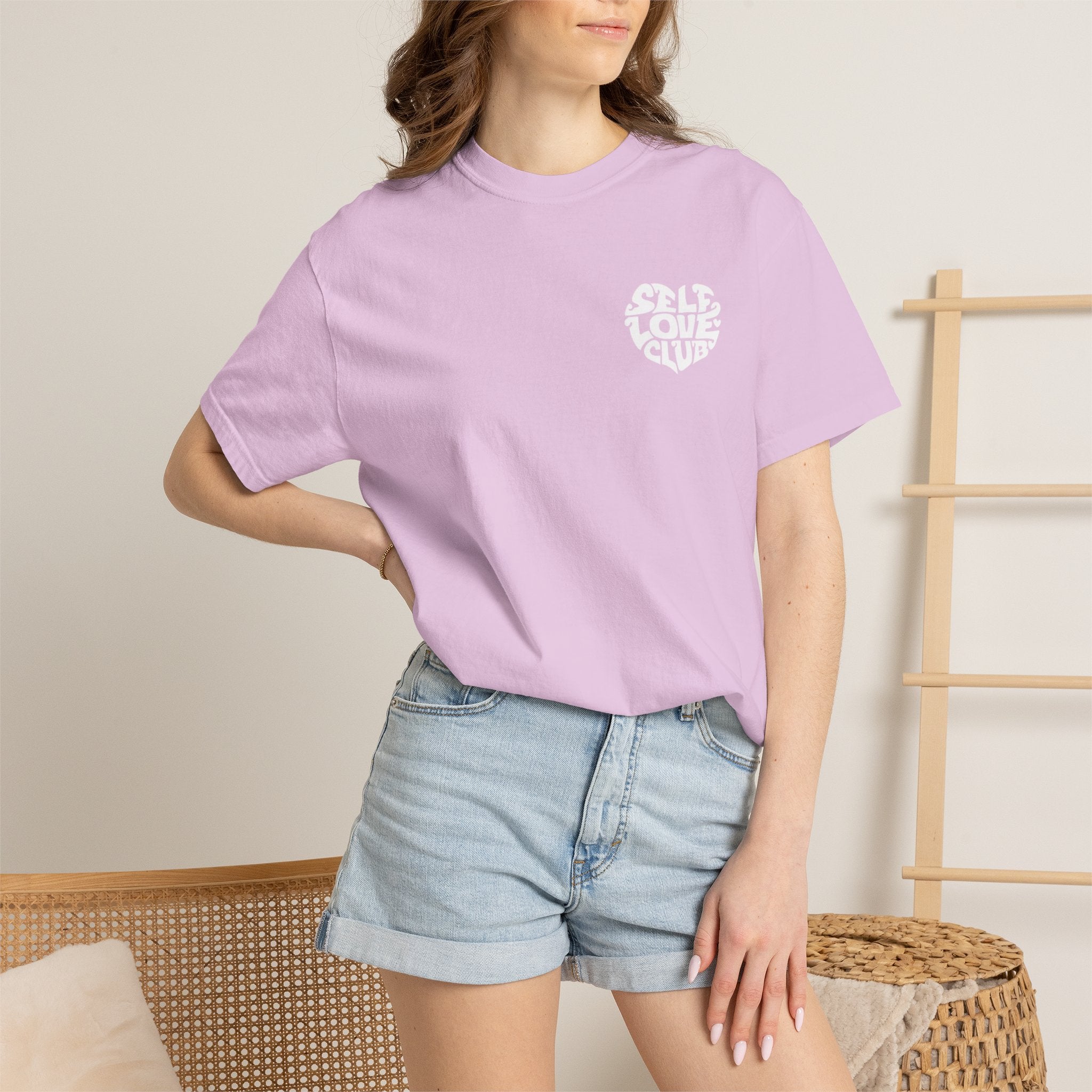 Self Love Club T-Shirt — Retro Heart Graphic Tee