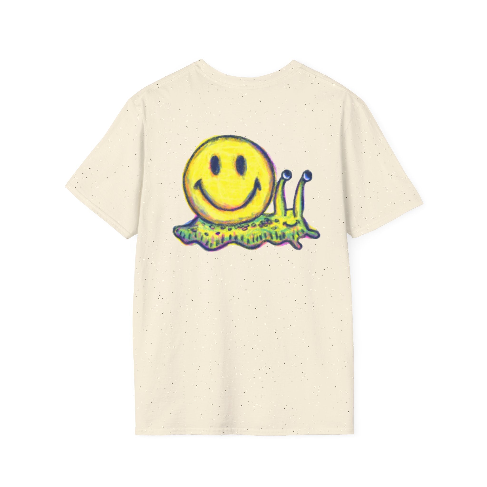 Smiley Snail T-Shirt — Retro Cute Smiling Snail Graphic Tee