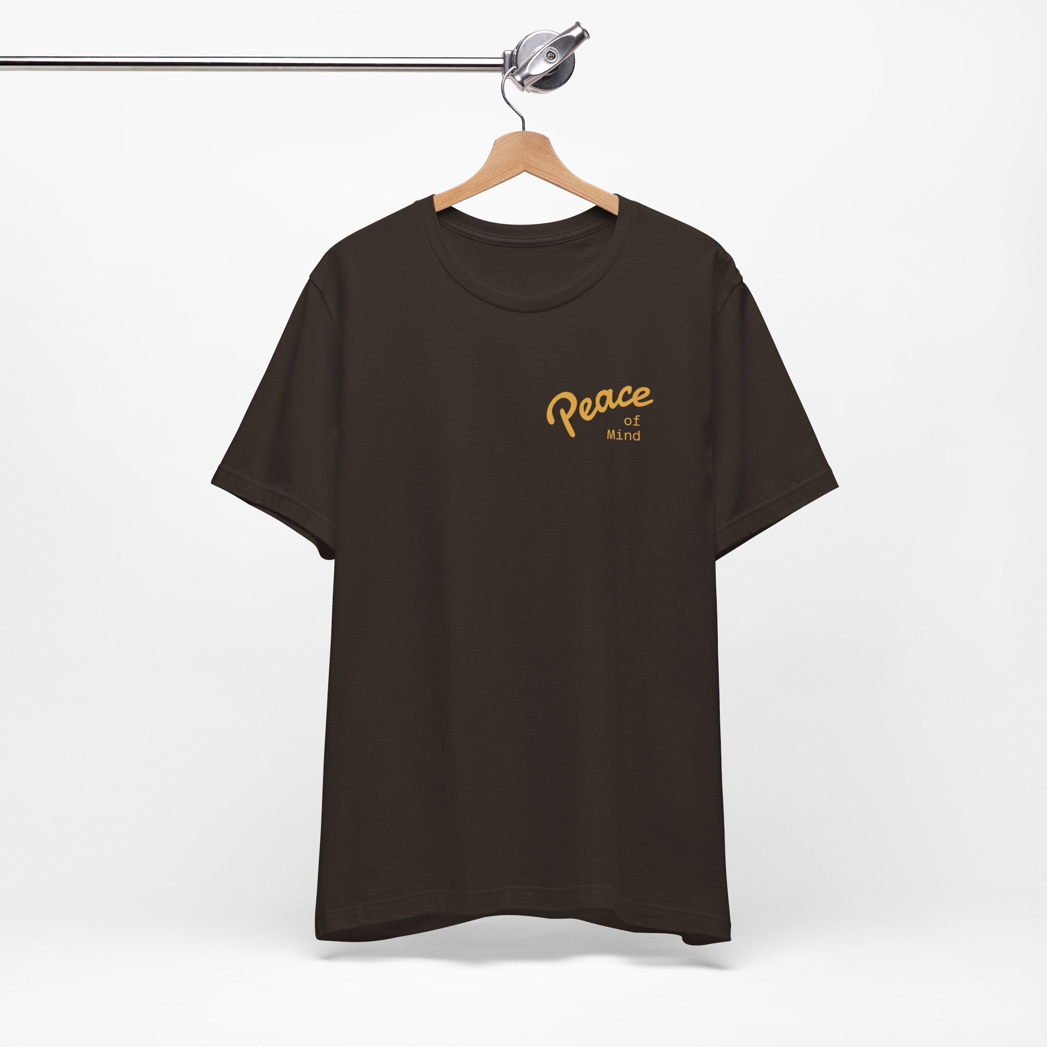 Peace Vibes Tee — "Peace" Chest + Keep Your Mind Happy Back Graphic T-Shirt