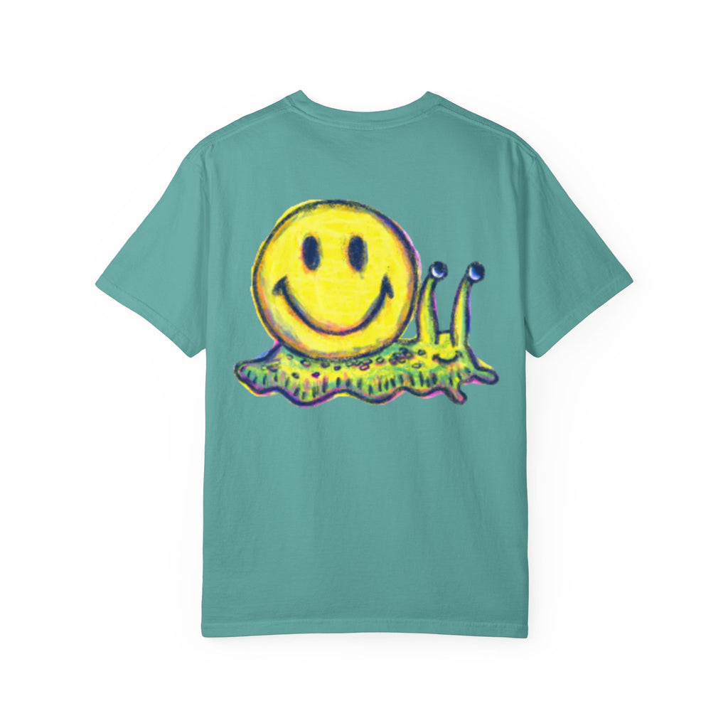 Smiley Snail T-Shirt — Retro Cute Smiling Snail Graphic Tee